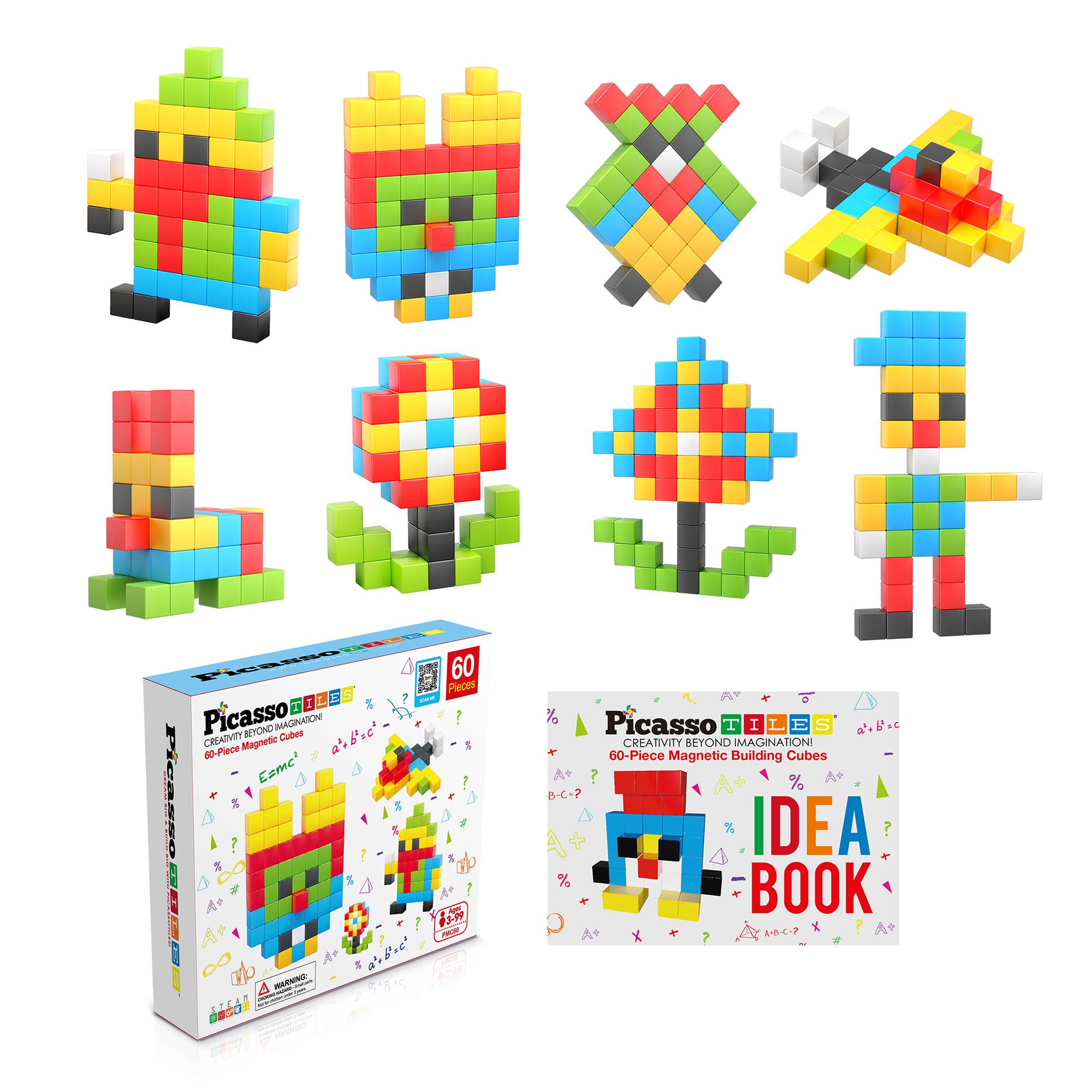 1.2" 60 - Piece Magnetic Cube