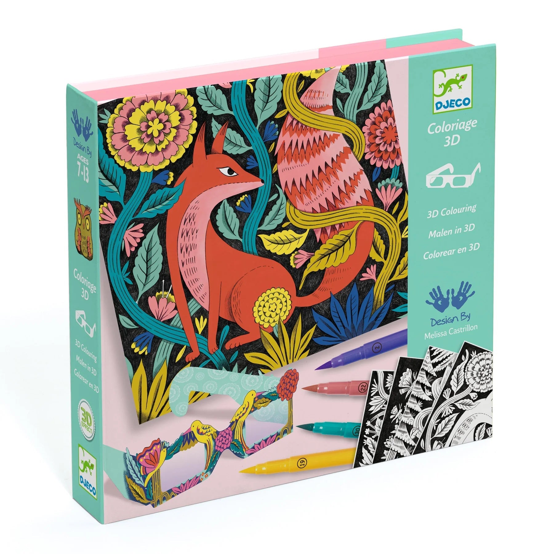 3D Felt Tip Marker Coloring Activity | Fantasy Forest