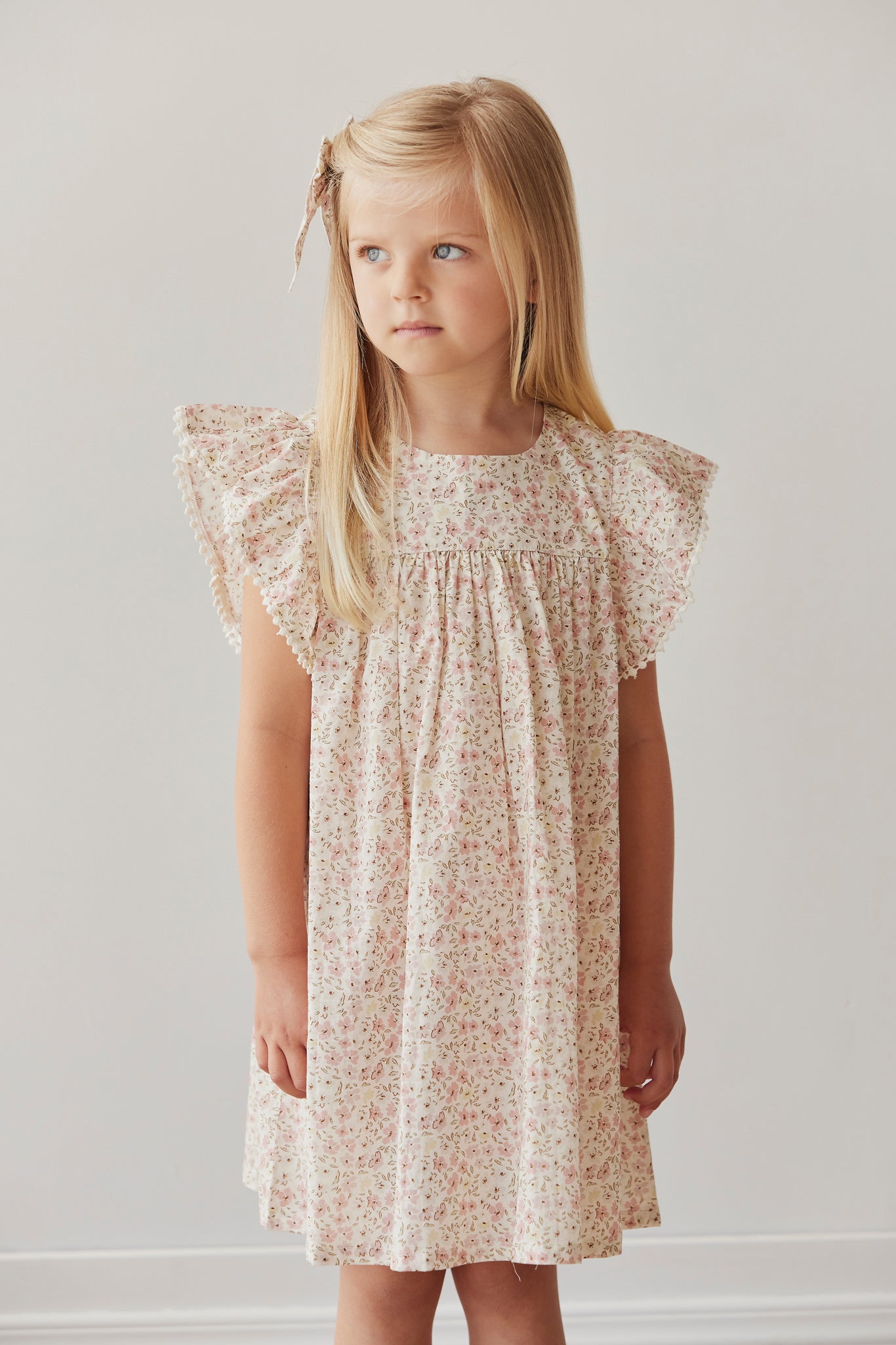 Organic Cotton Eleanor Dress - Fifi Floral (Almost Gone)