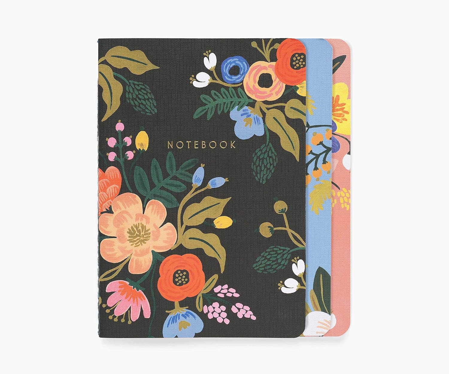 RIFLE PAPER CO. Lively Floral Stitched Notebook Set