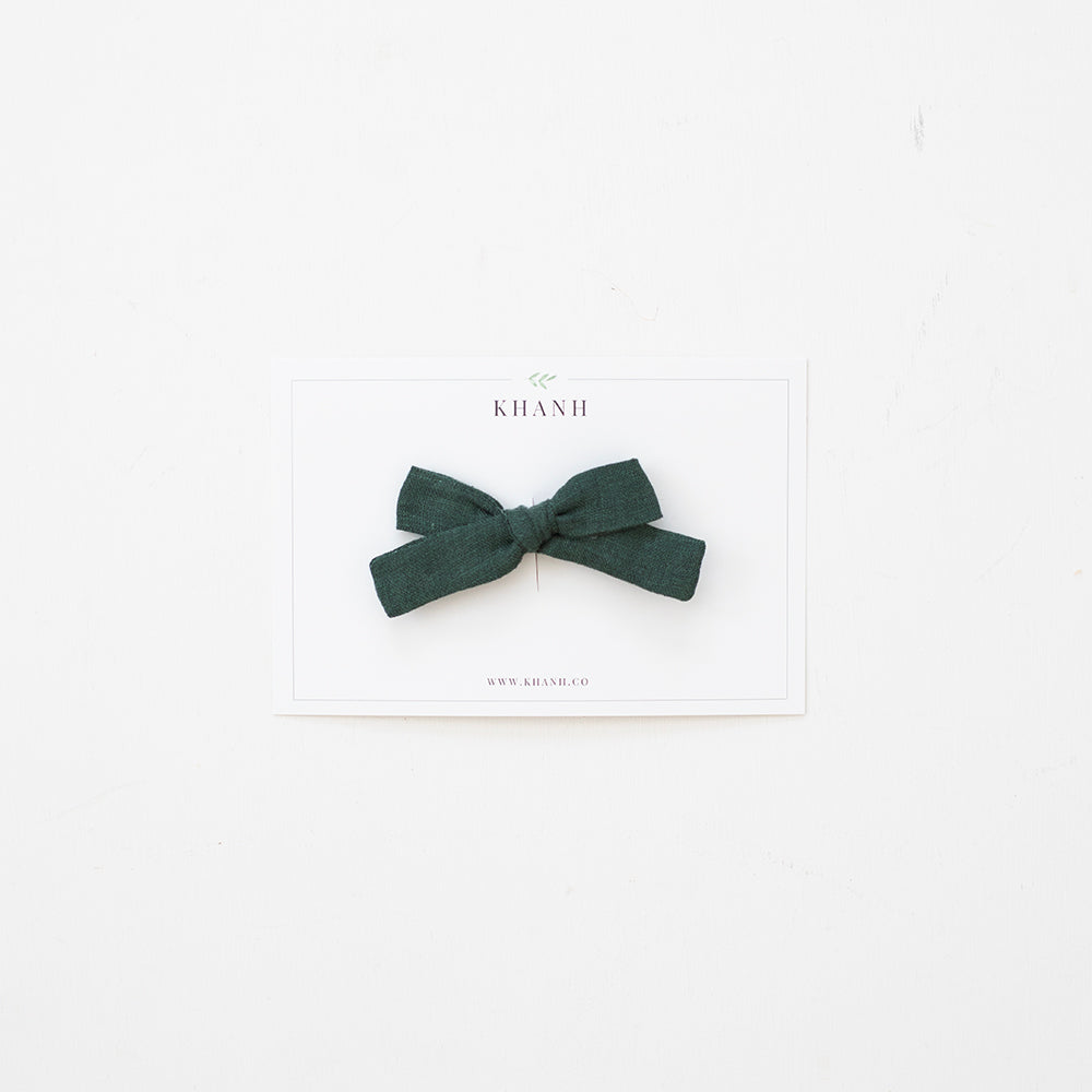 Emerald City | Petite Hand-Tied Bow