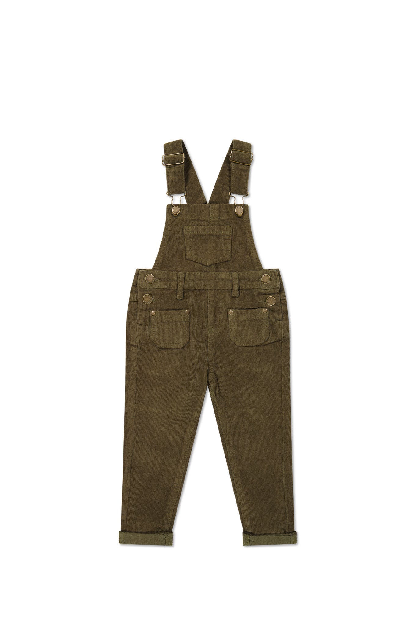 Arlo Cord Overall || Deep Olive