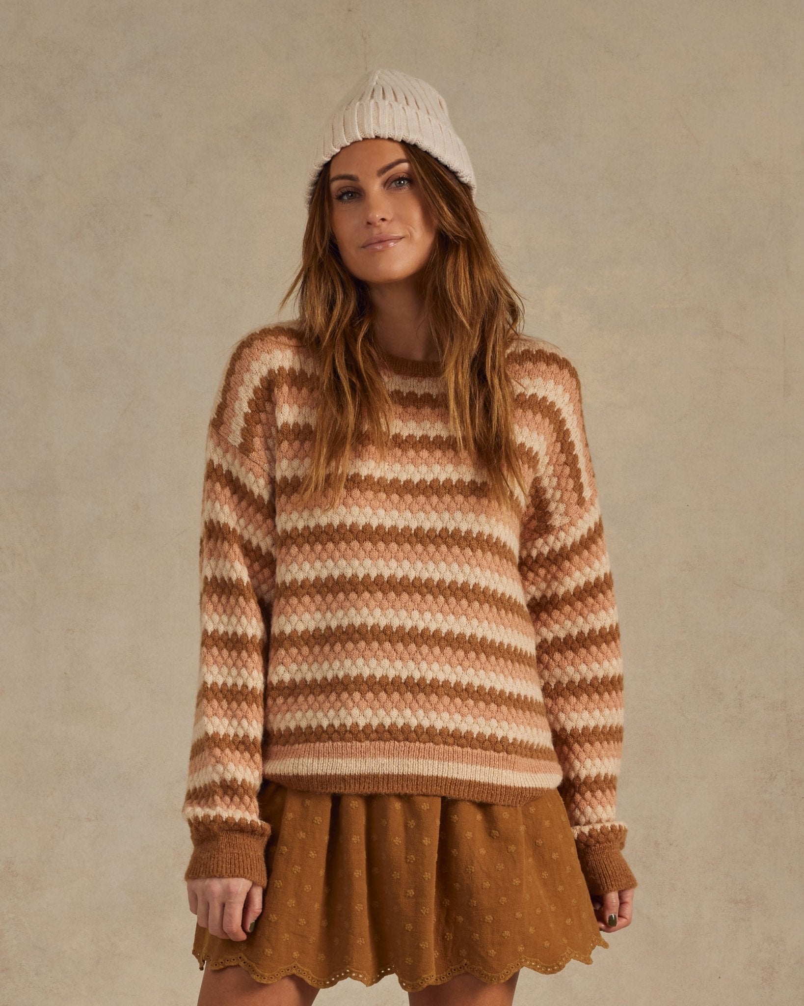 Aspen Sweater || Multi - Stripe - LAST ONE XL