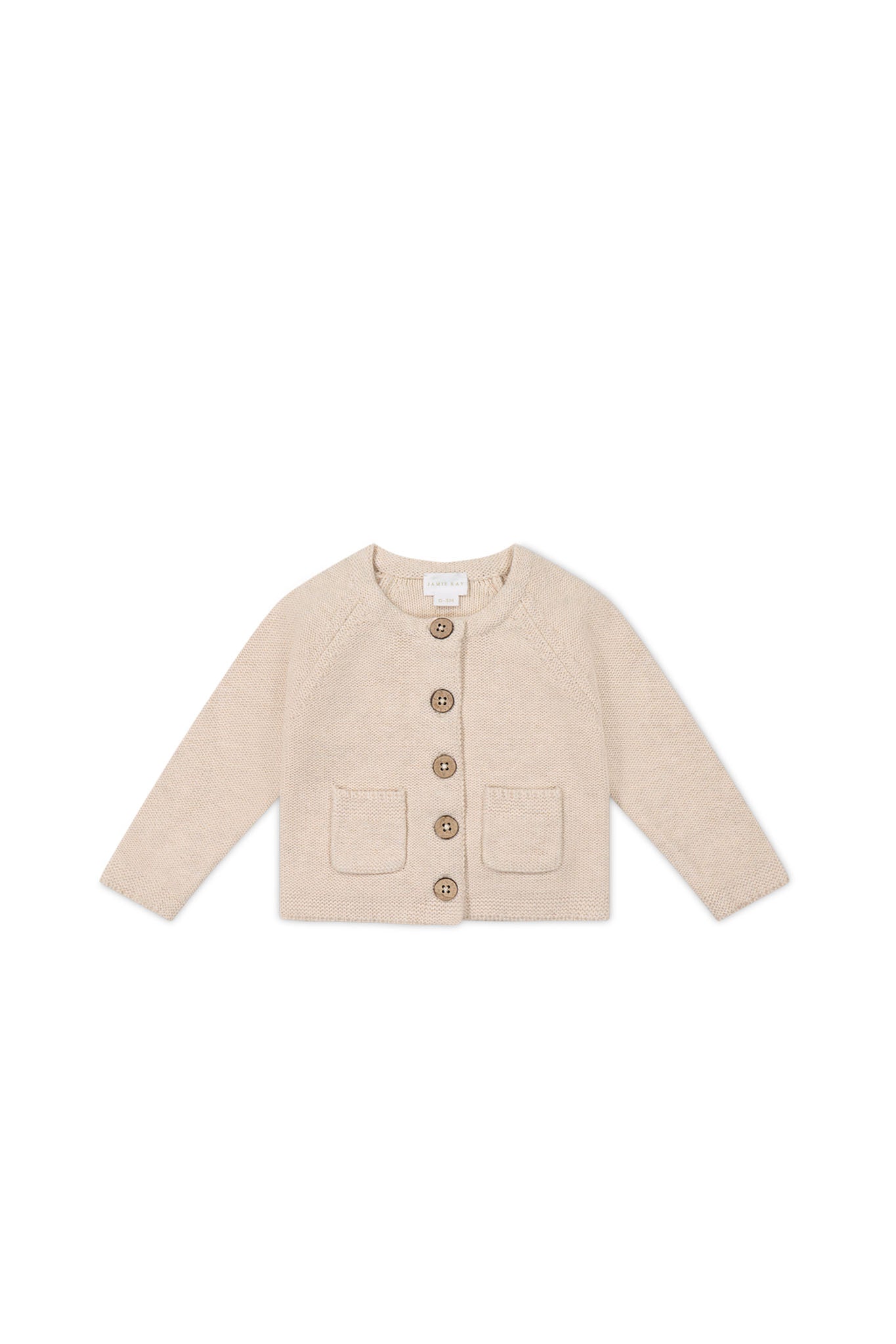 Aude Cardigan || Light Oatmeal Marle
