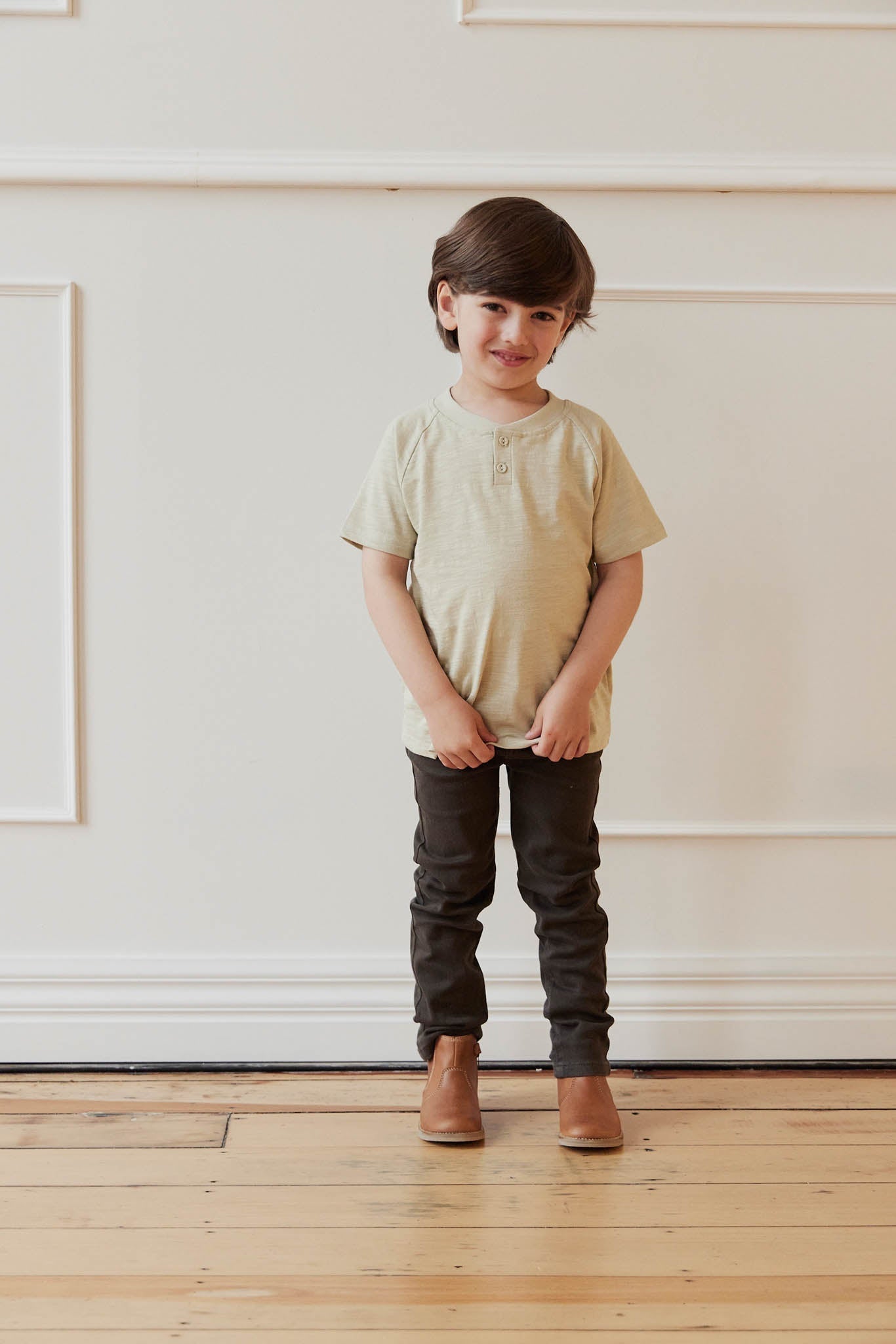 Austin Woven Twill Pant - Kalamata