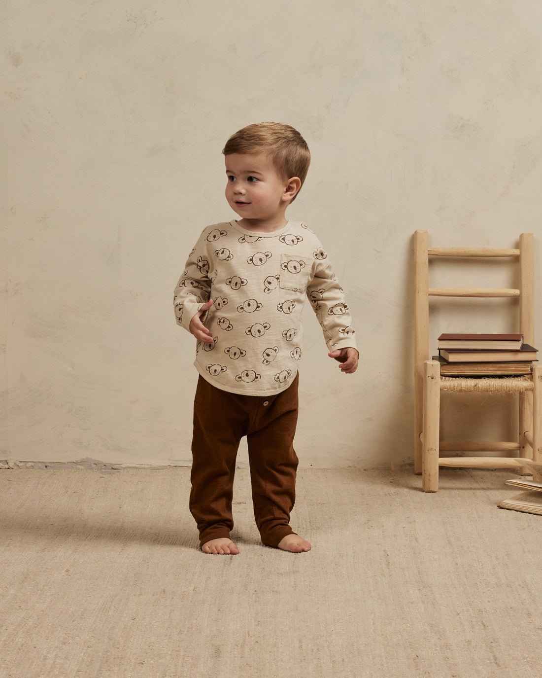 Baby Cru Pant || Chocolate - LAST ONE 3/6M