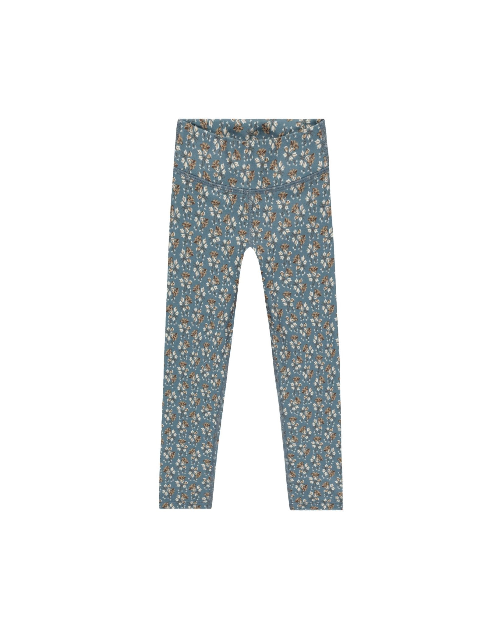 Basic Legging || Blue Floral
