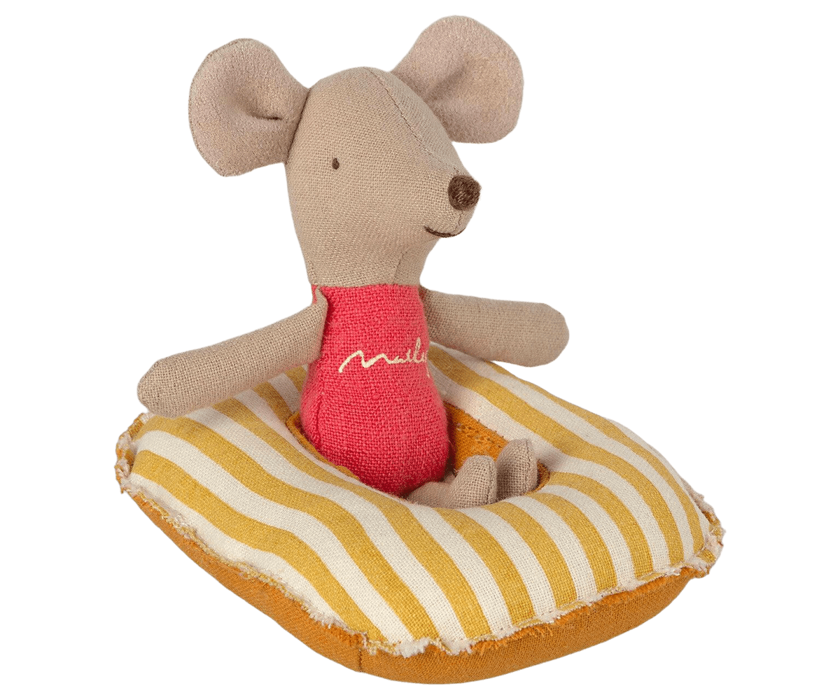 Beach Raft, Yellow Stripe