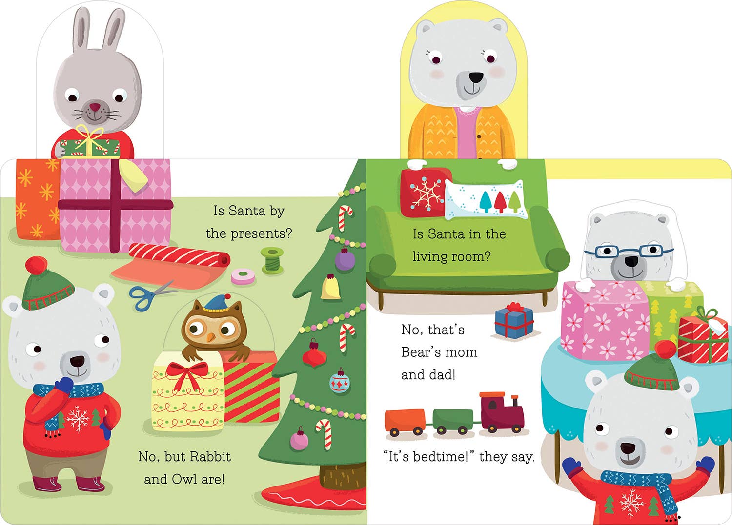 Bear Looks for Santa Claus