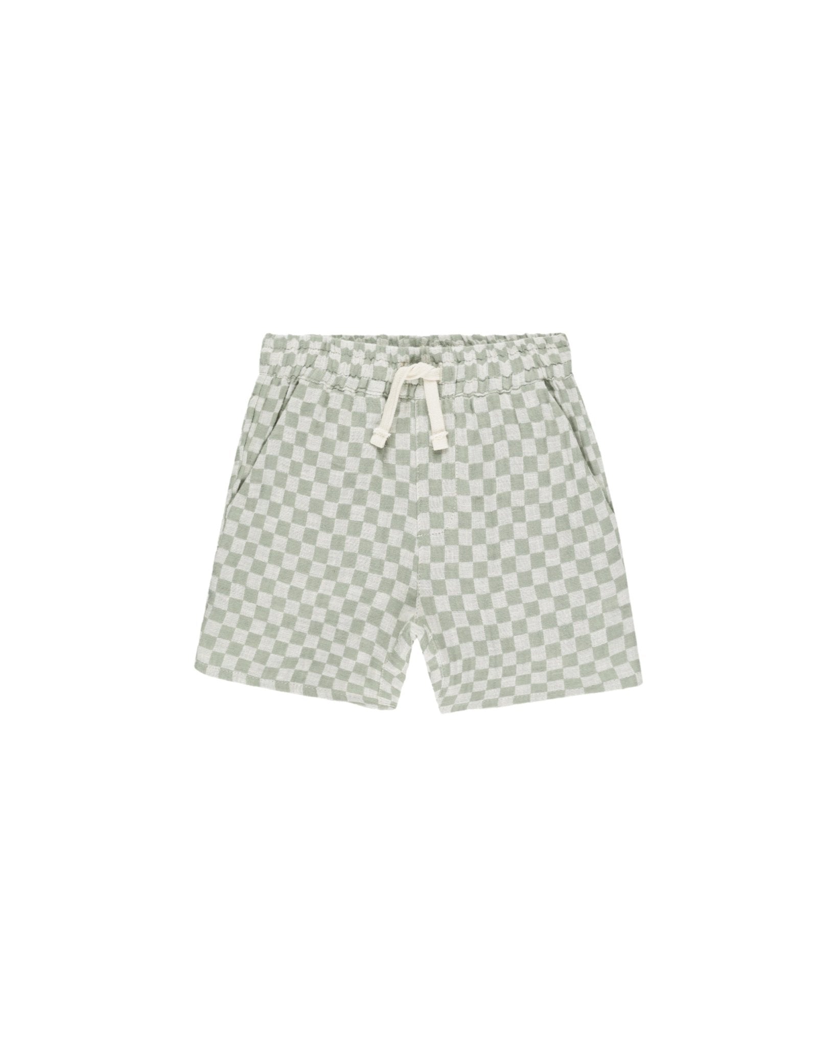 Bermuda Short || Sage Check