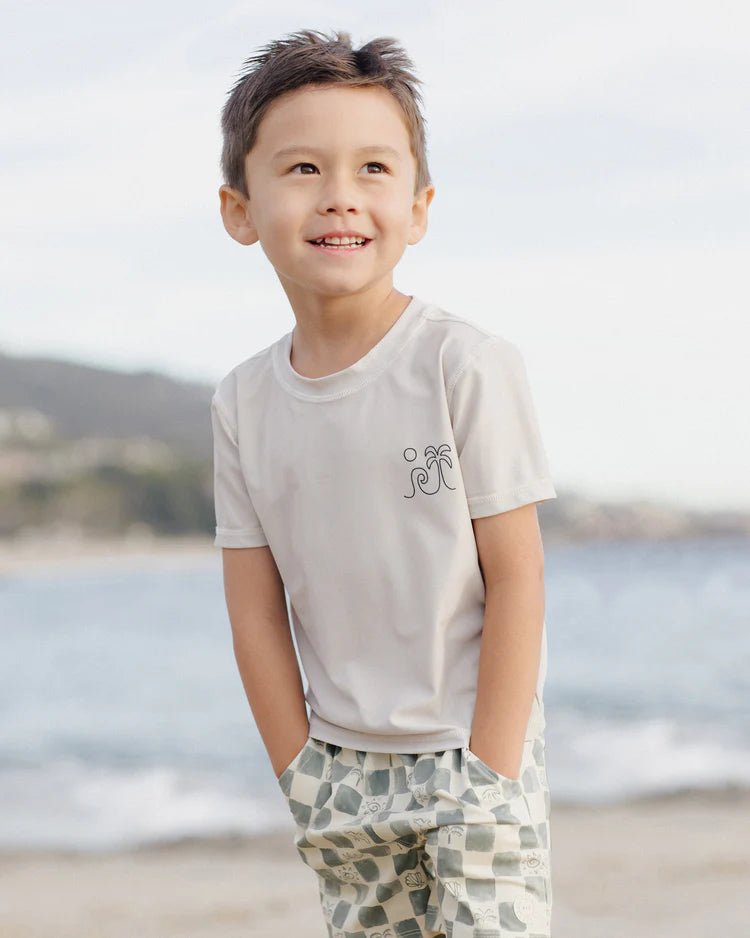 Boys Rashguard || Stone