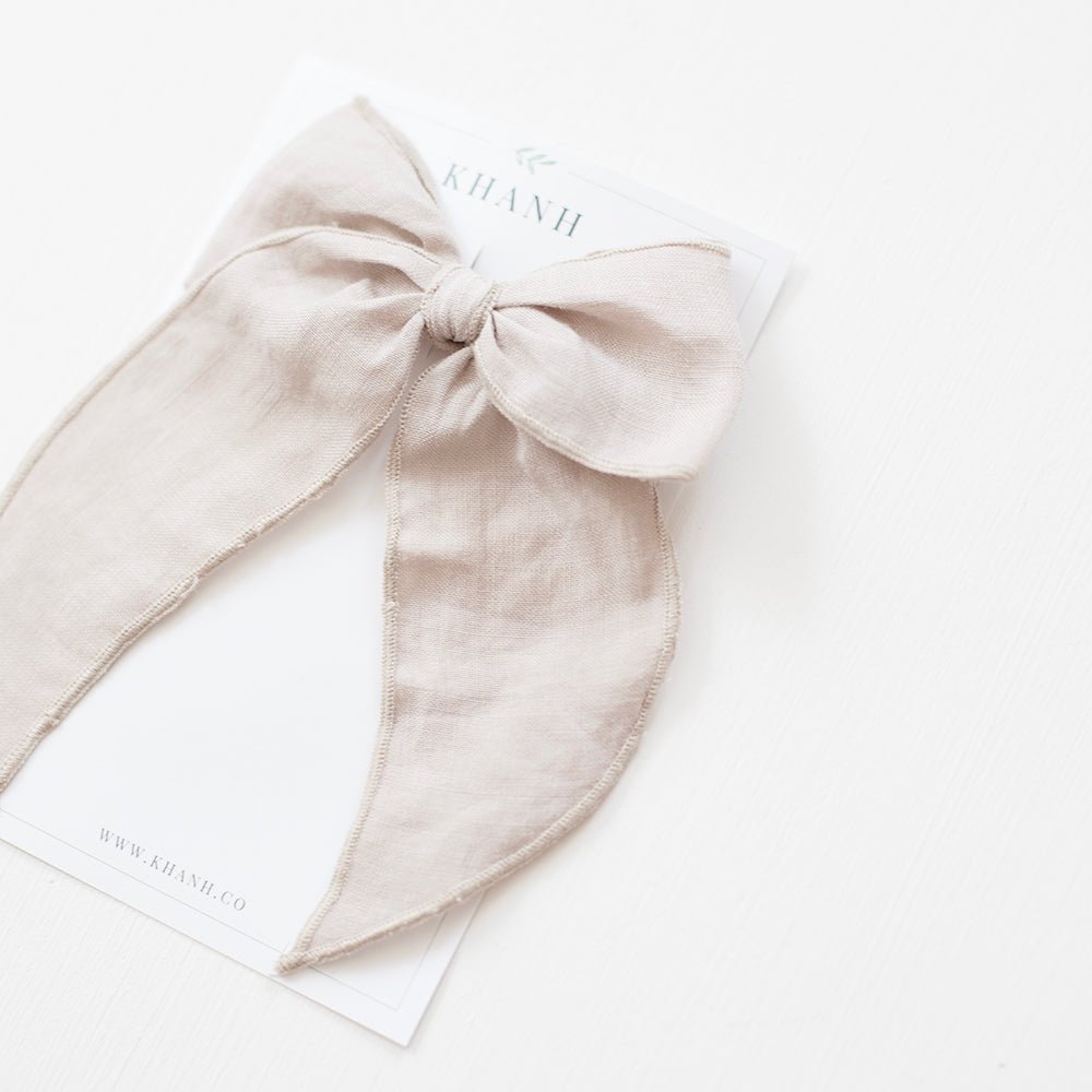 Cashmere | Oversized Whimsical Bow
