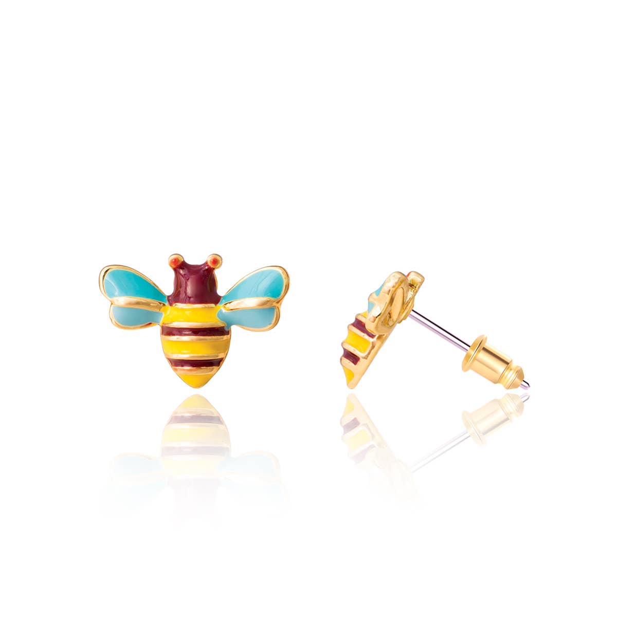 Buzzing Bee Earrings (Studs)