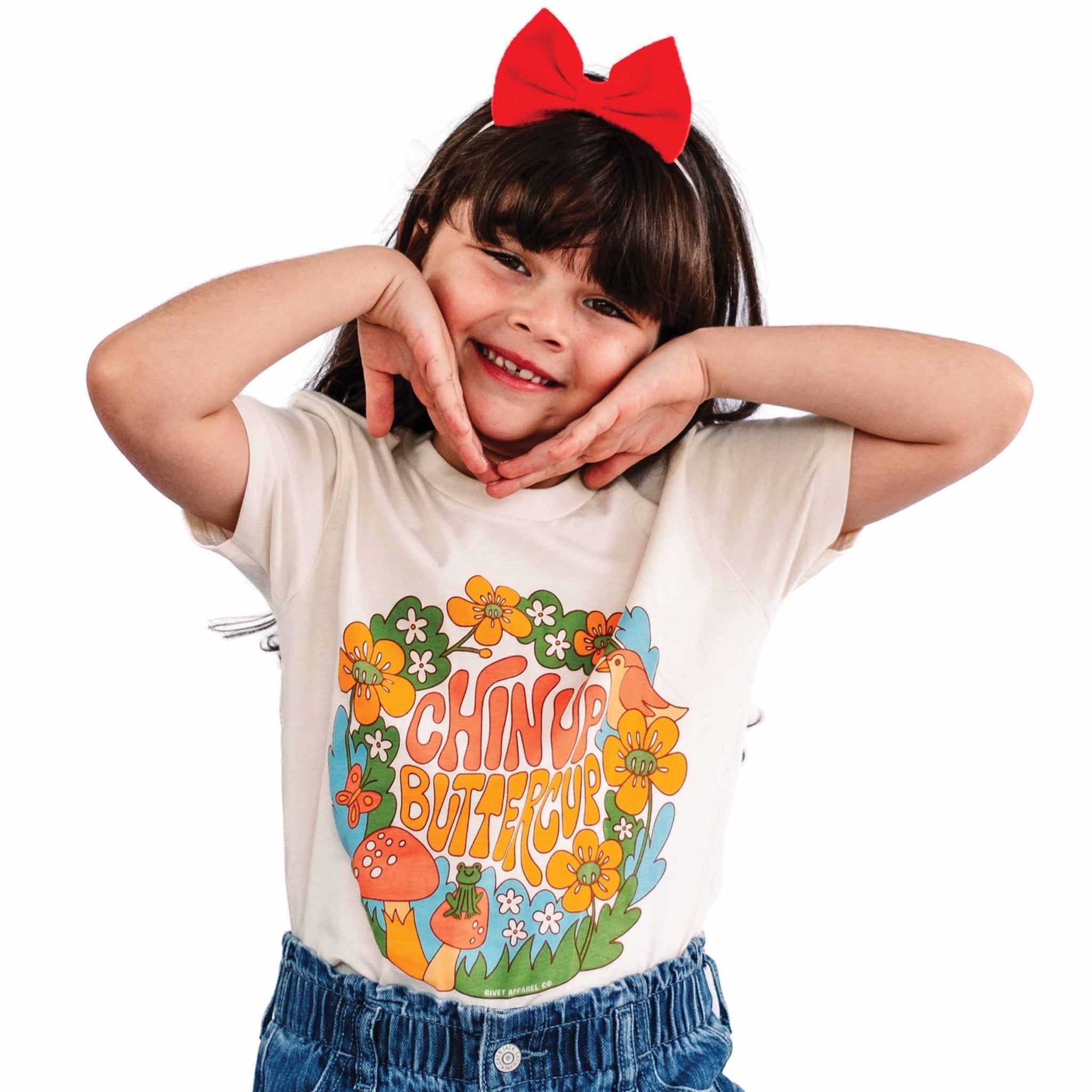 Chin Up Buttercup Kids Tee
