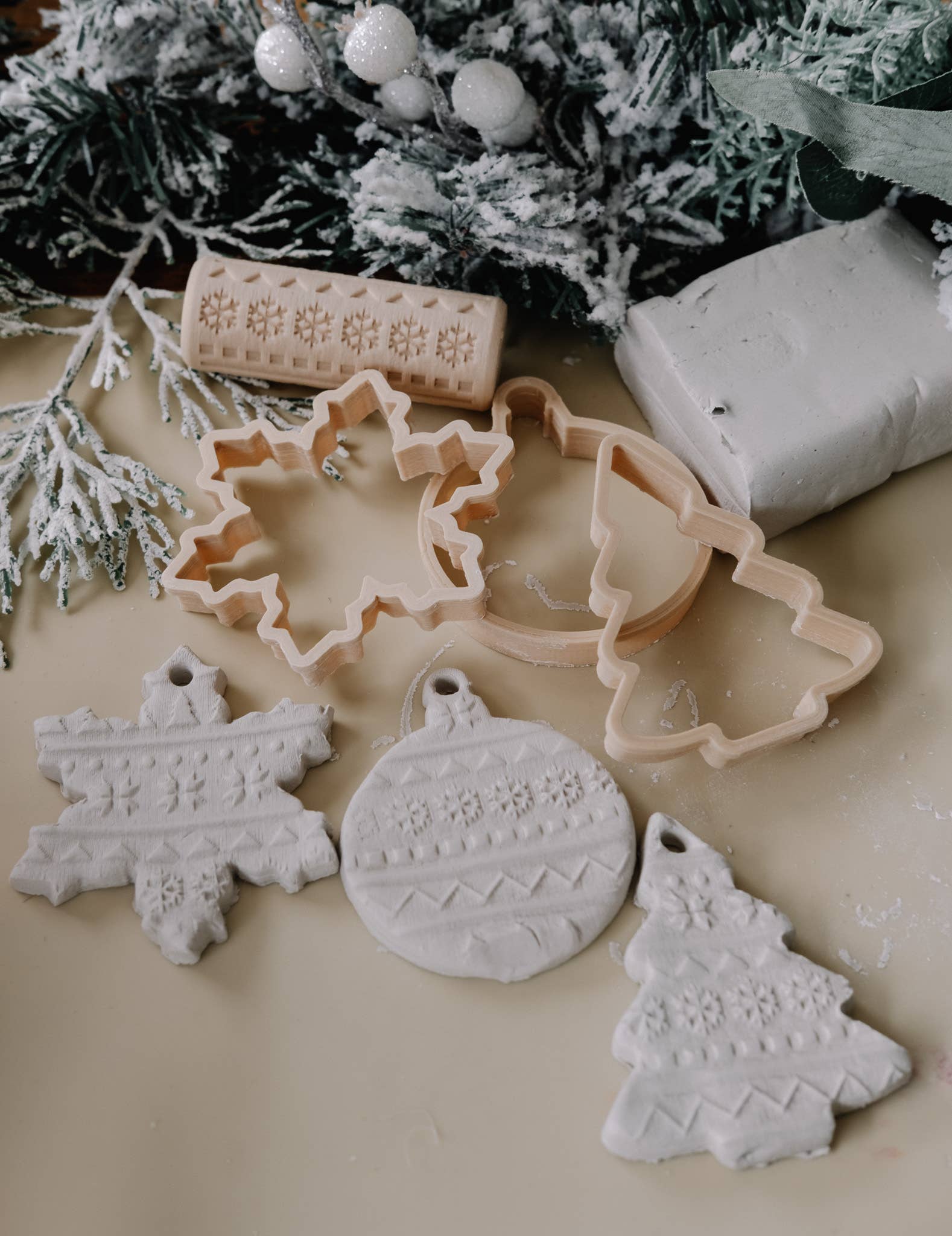 Christmas Ornament Eco Roller & Cutter Set