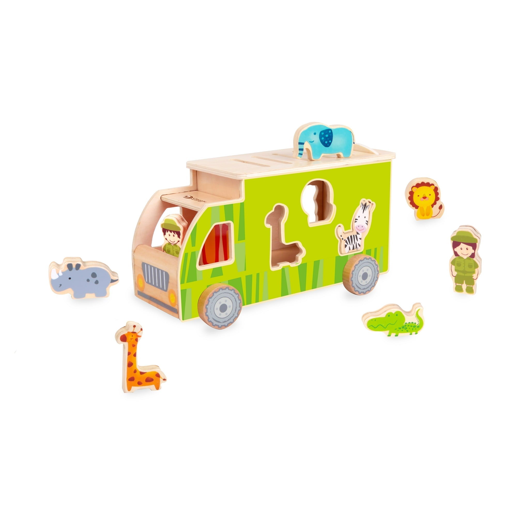 Classic World Wooden Animal Sorting Truck