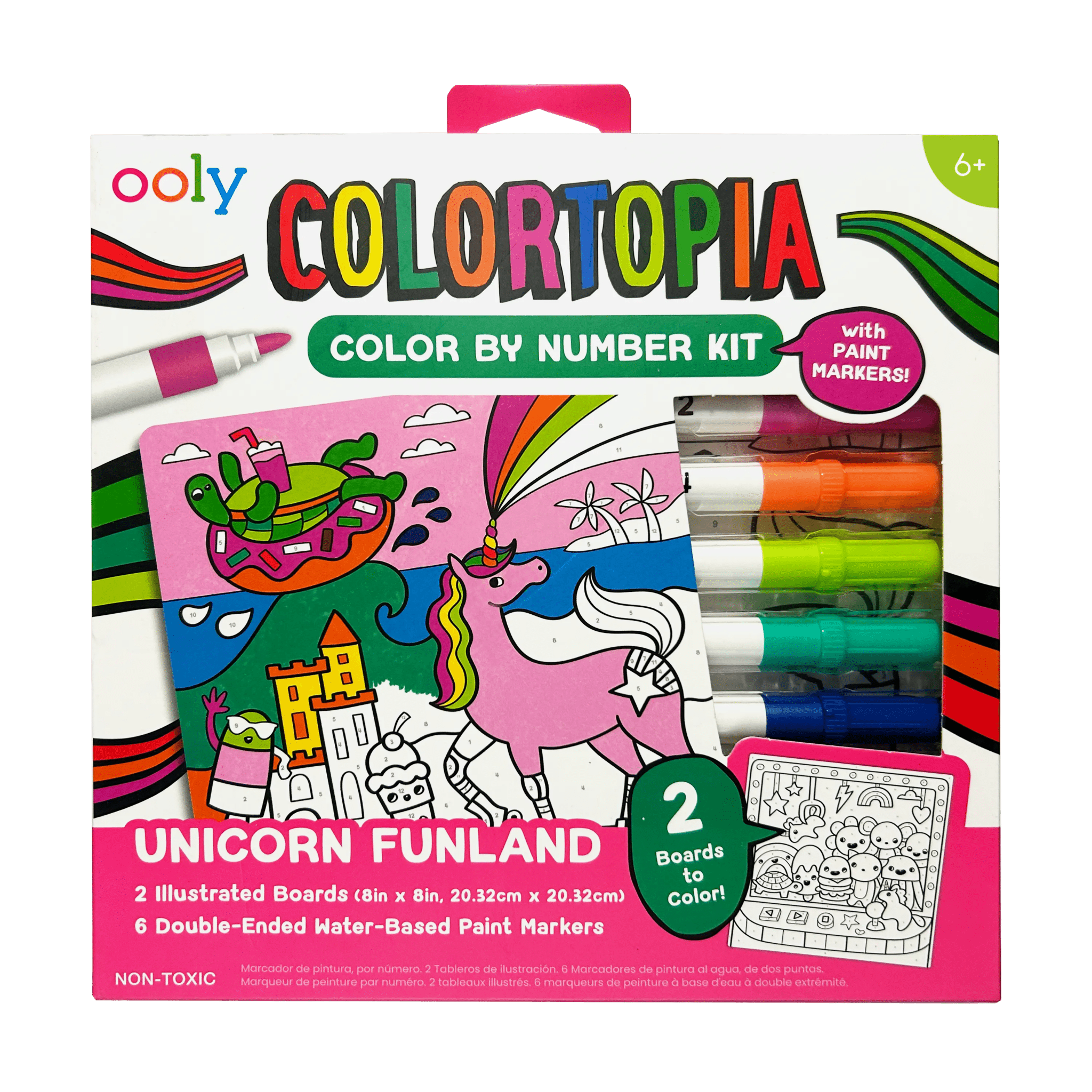 Colortopia Paint Marker By Number Kit | Unicorn Funland