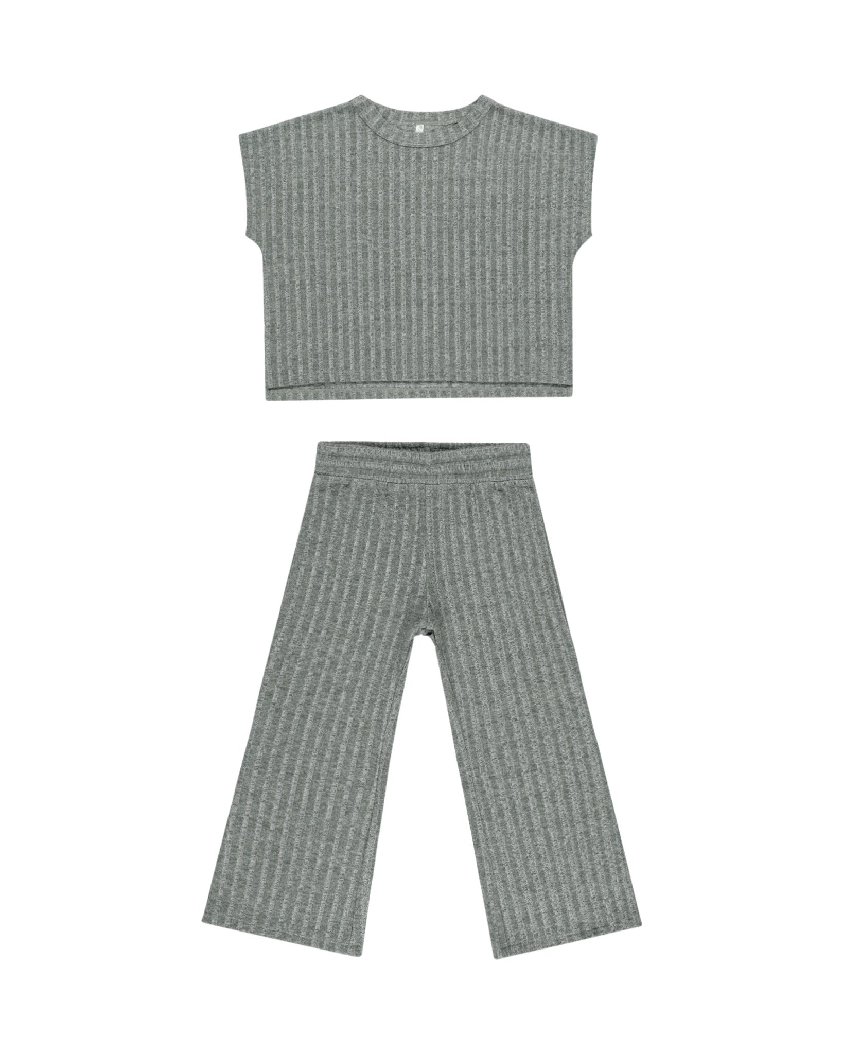 Cozy Rib Knit Set || Eucalyptus