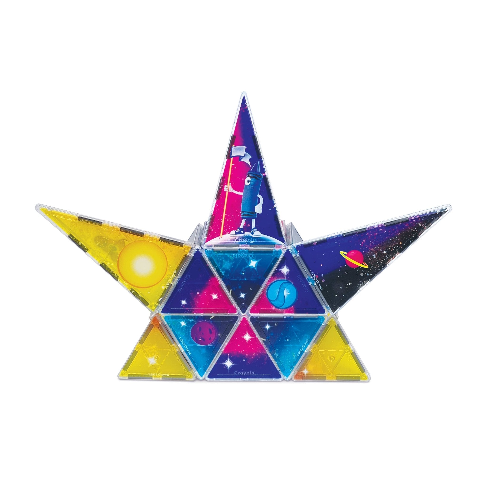Crayola Cosmic Magnetic Tiles 24 - Piece Set