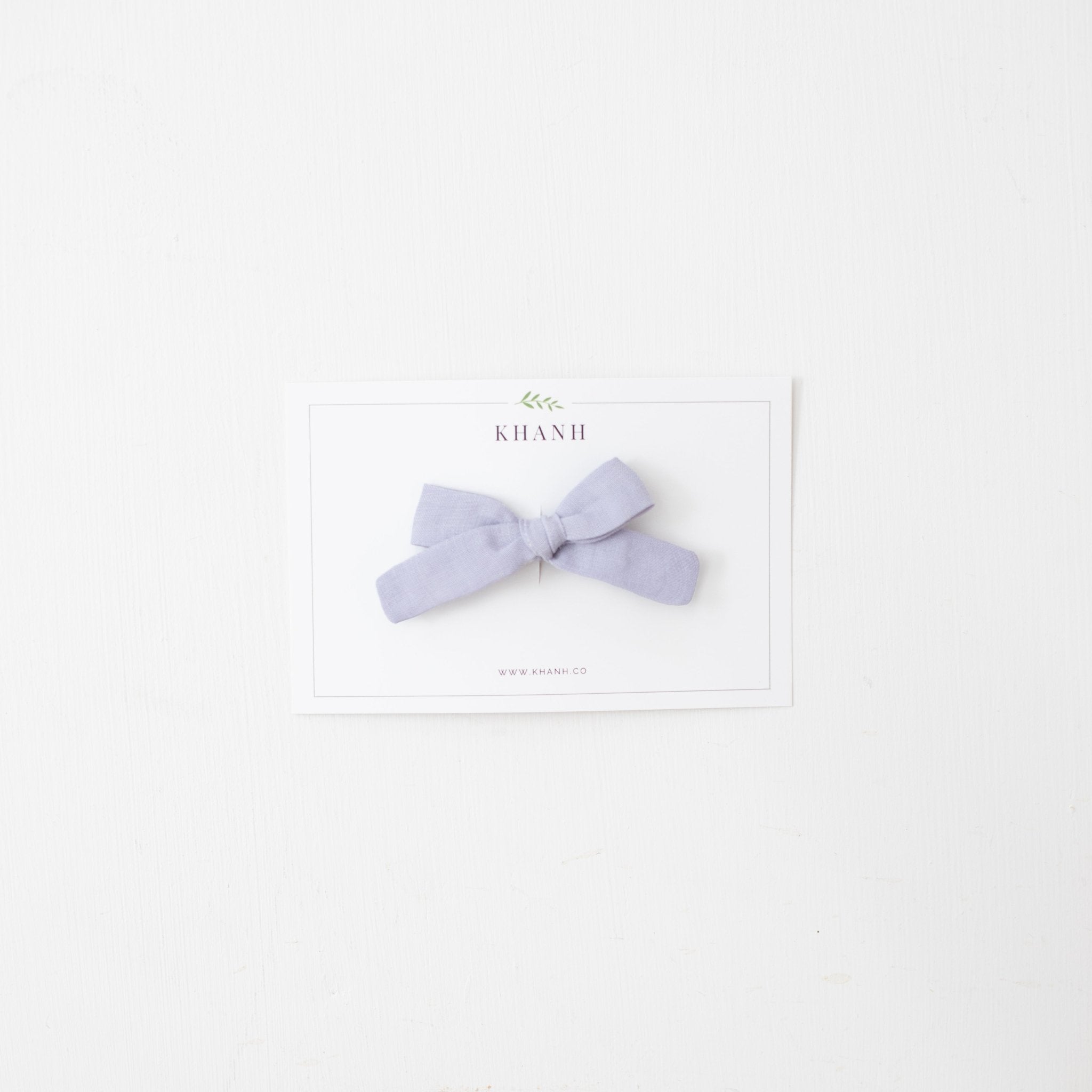 Dusty Lilac | Petite Hand - Tied Bow