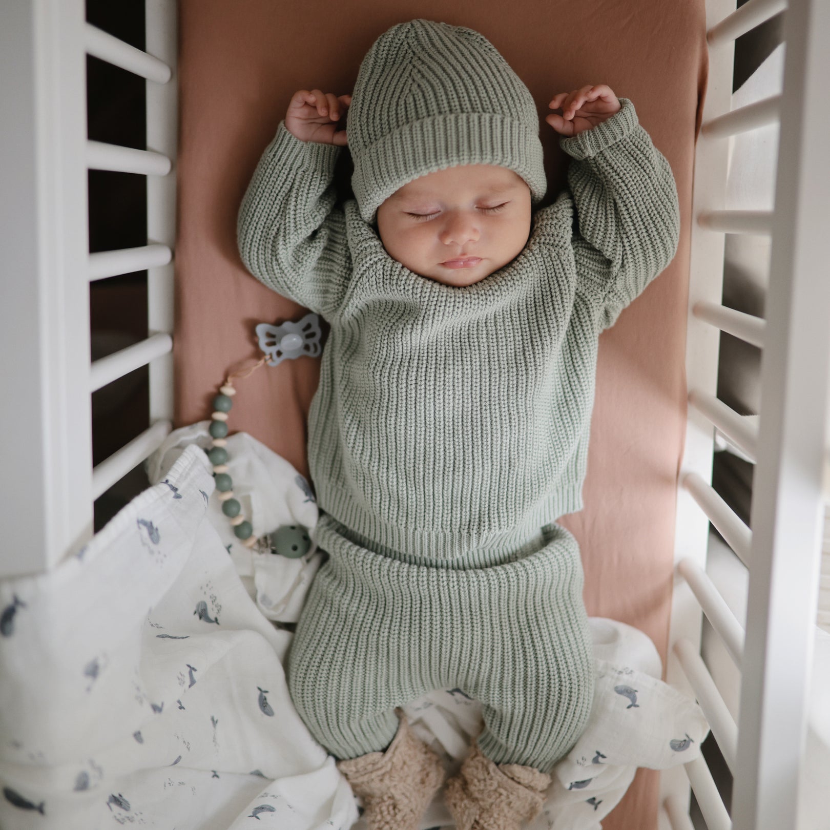 Extra Soft Muslin Crib Sheet | Natural