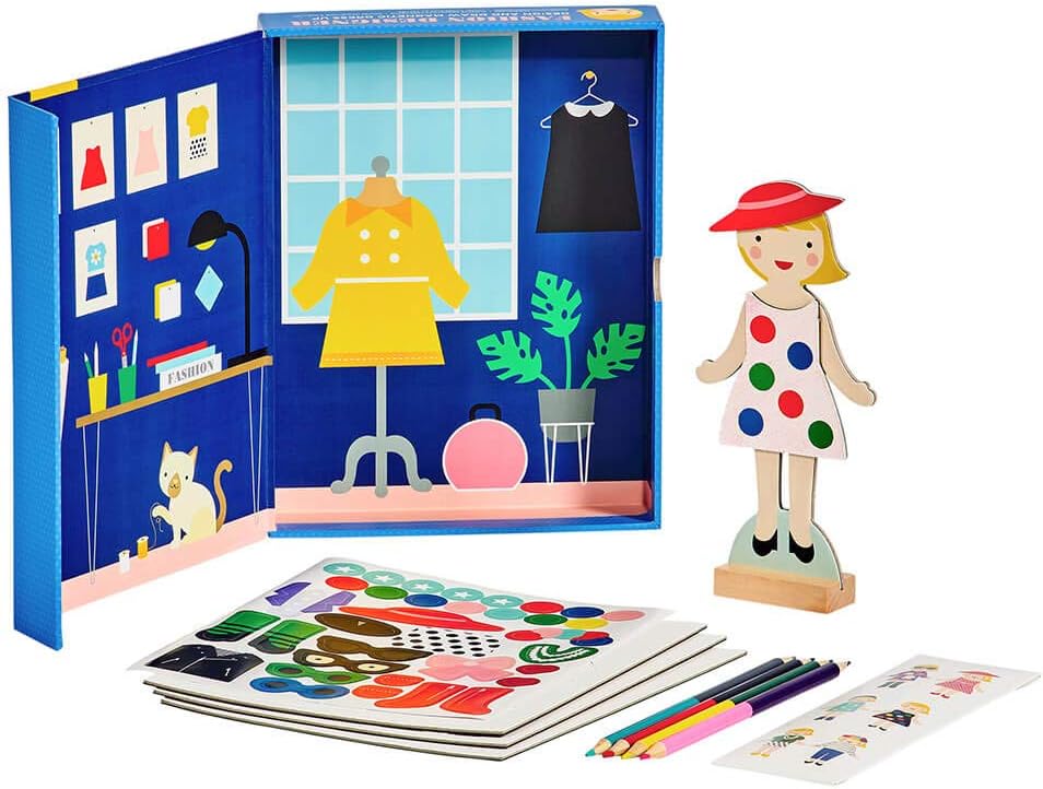 Fashion Designer Magnetic Dress Up Play Set