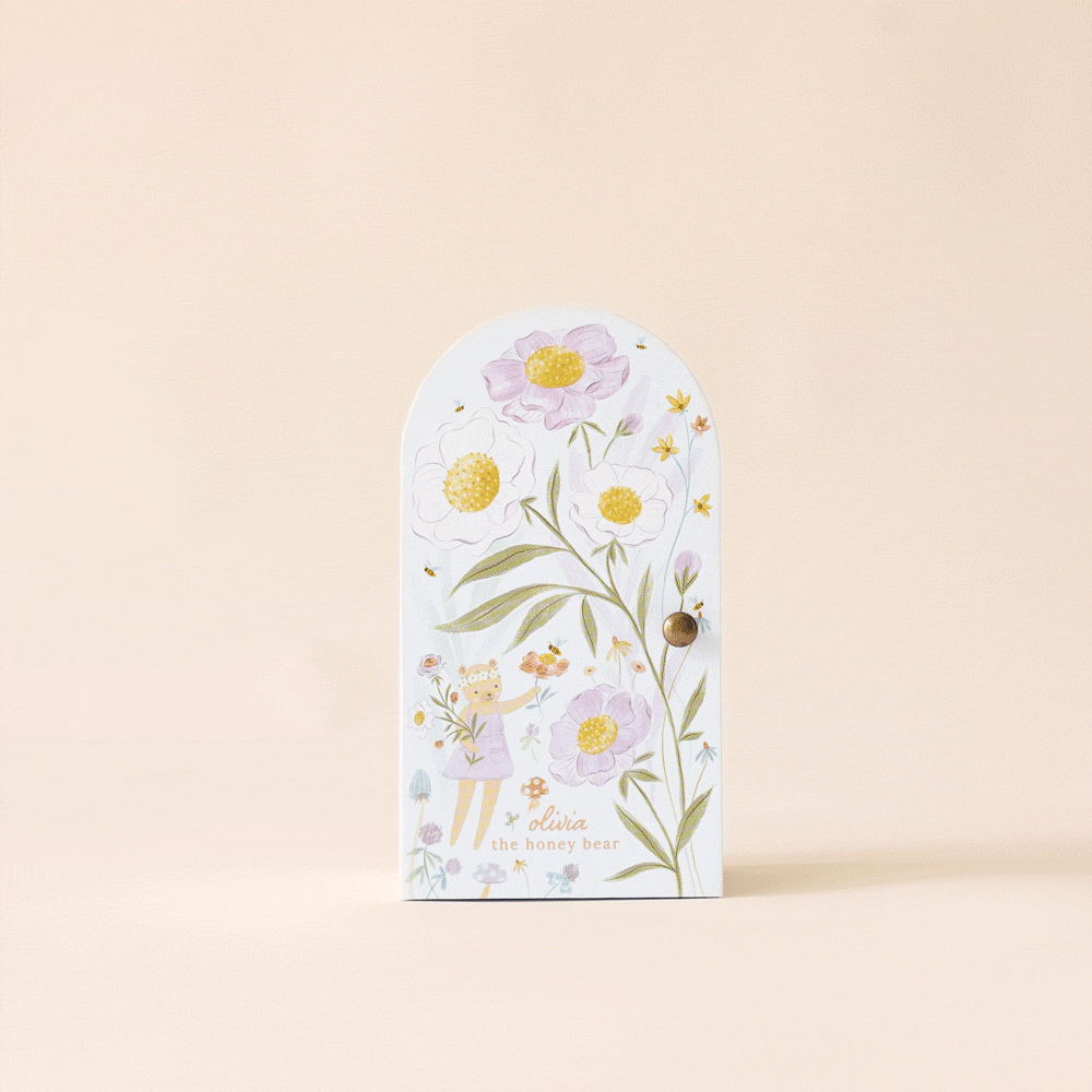 Tiny Olivia the honey bear