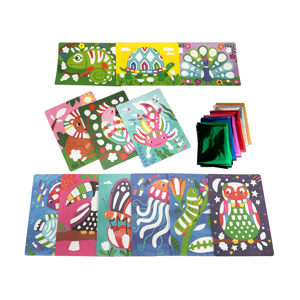 Foil - tastic Foil Art Kit: Awesome Animals