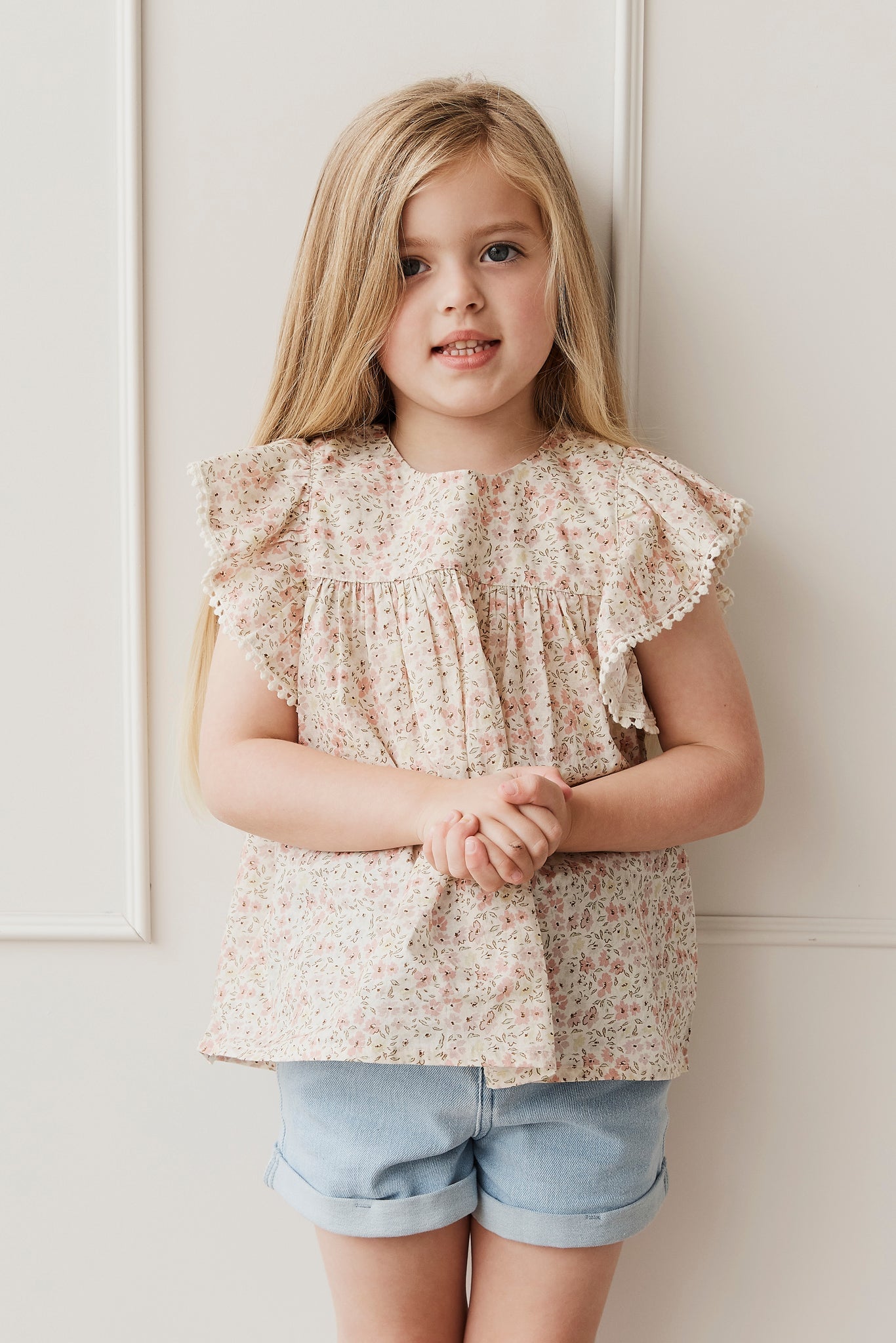 Grace Short | Washed Denim