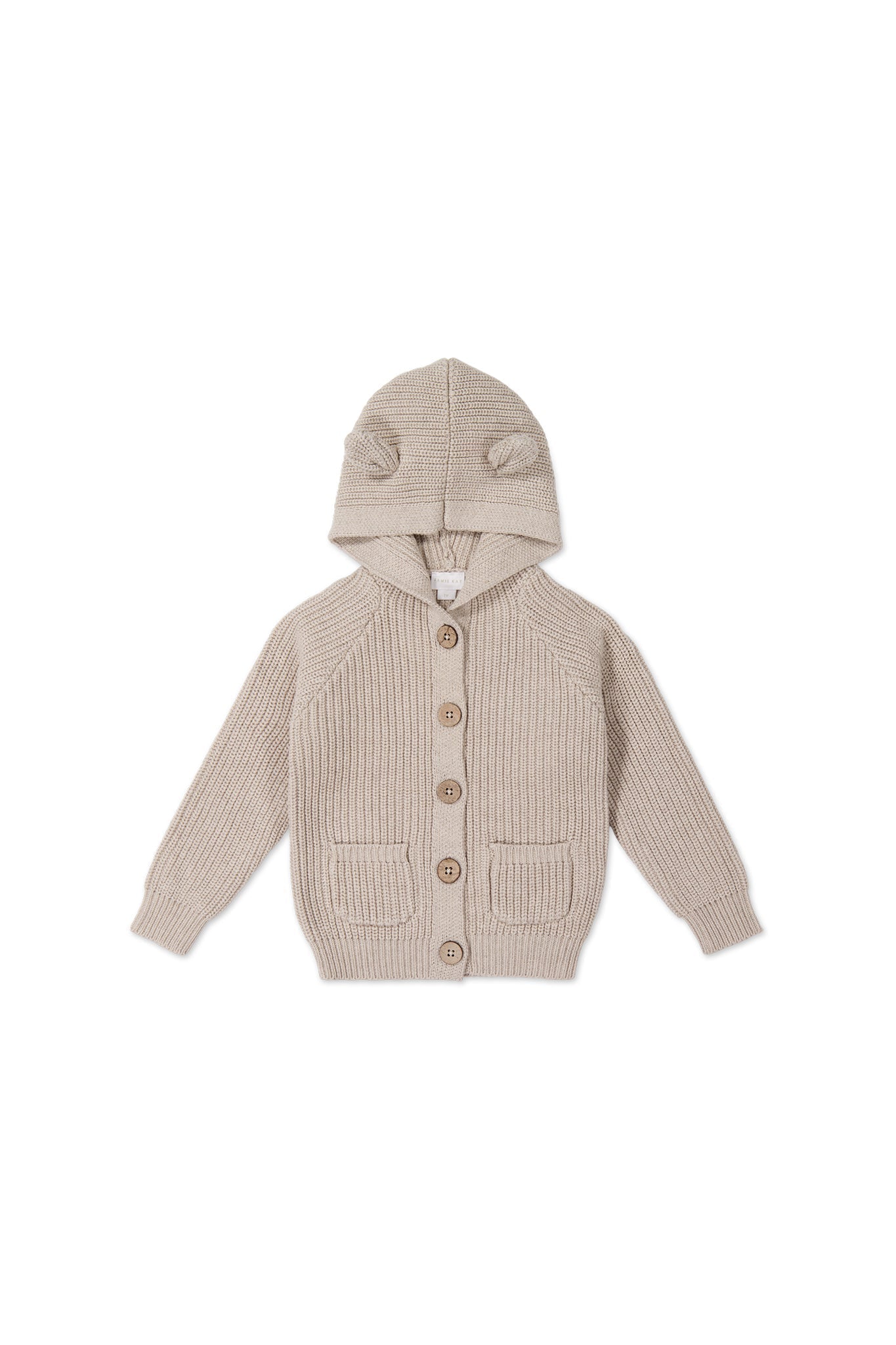 Humphrey Knitted Cardigan || Sand Marle Fleck