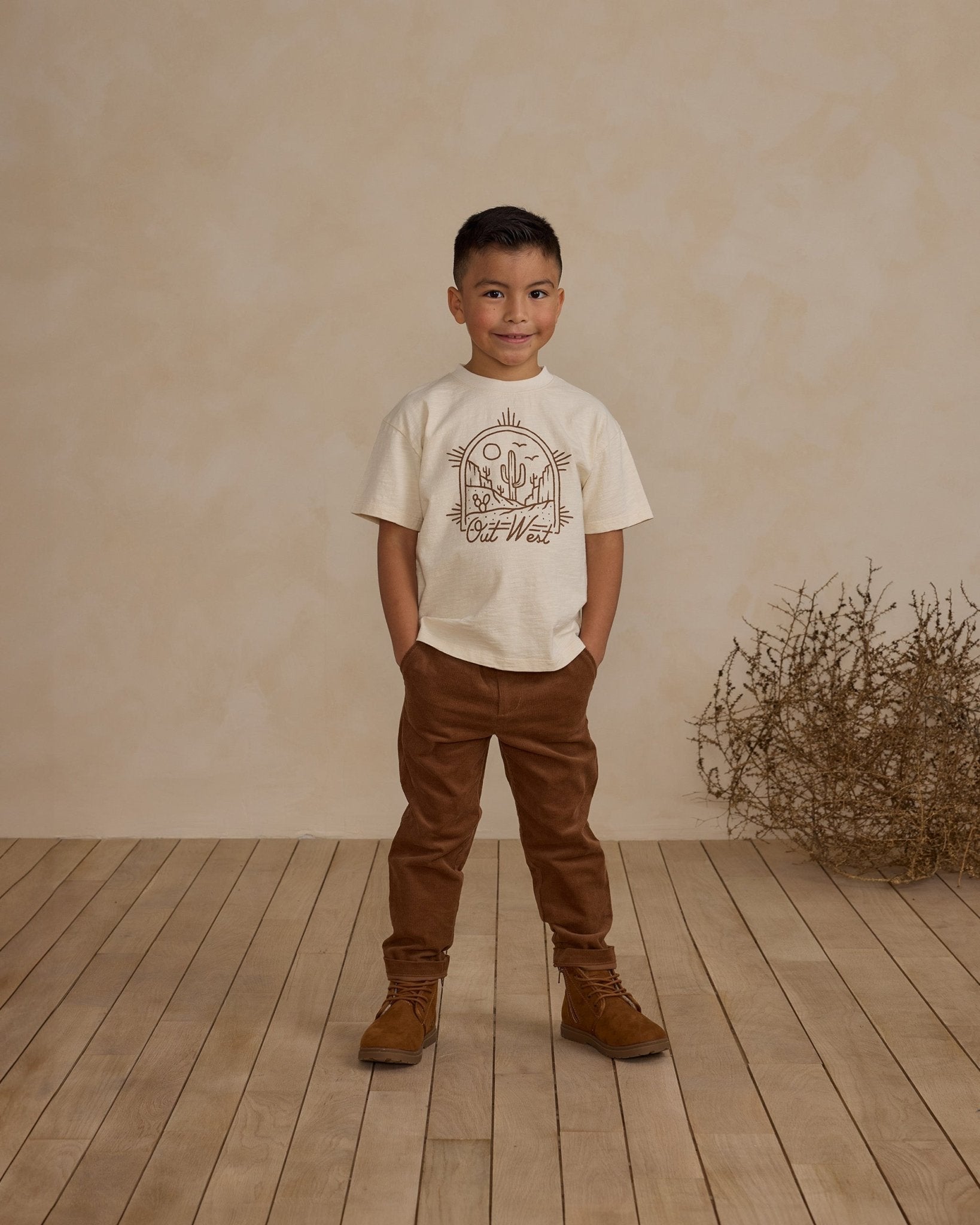 Kalen Pant || Saddle - LAST 4/5Y & 8/9Y