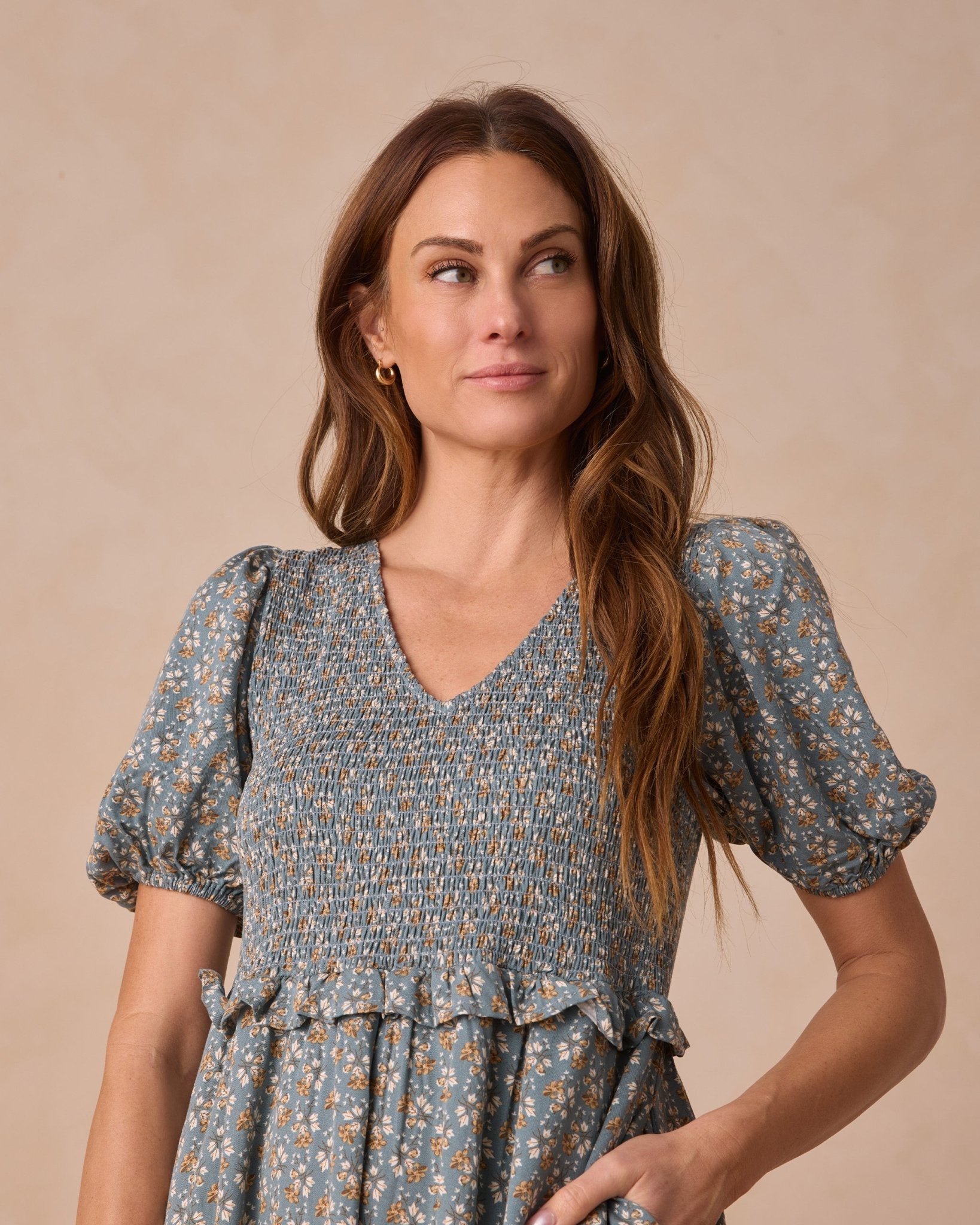 Kate Dress || Blue Floral