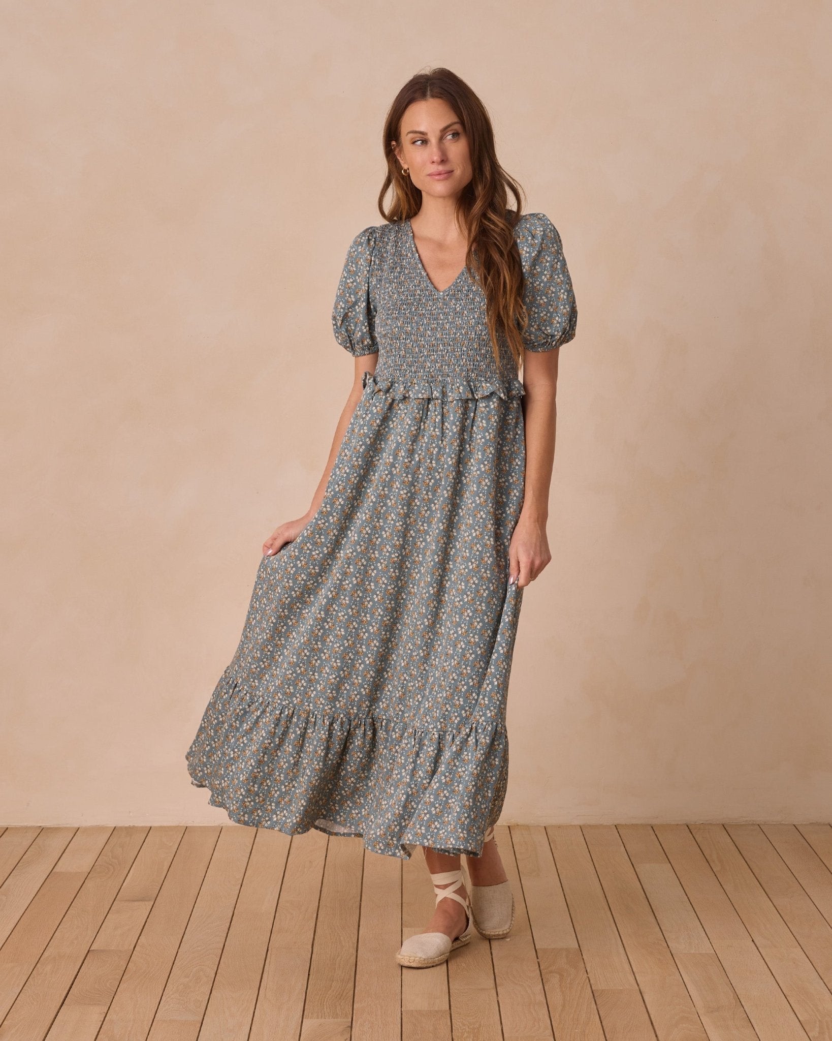 Kate Dress || Blue Floral