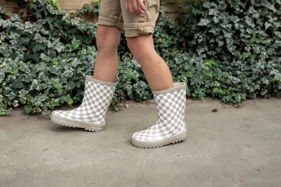 Kids Rain Boot - Checkerboard