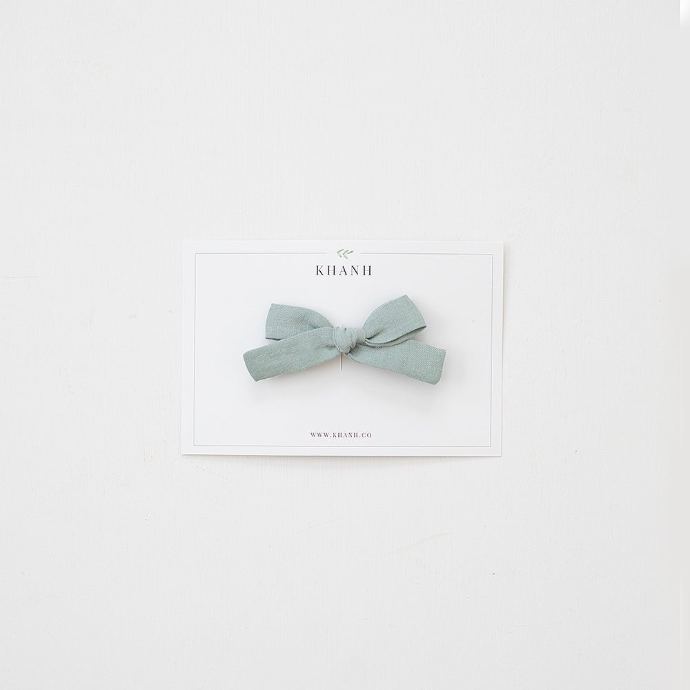 Kind Green | Petite Hand - Tied Bow