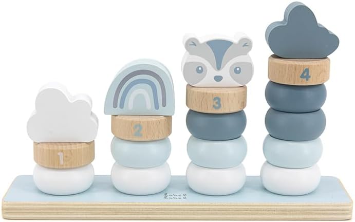 Little Stacking Rings | Blue