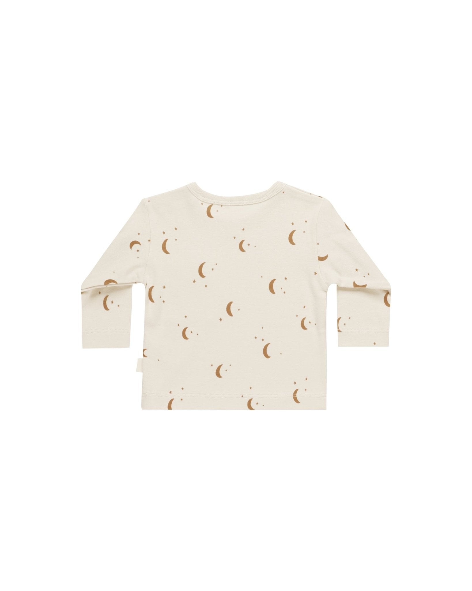 Long Sleeve Pocket Tee || Moons