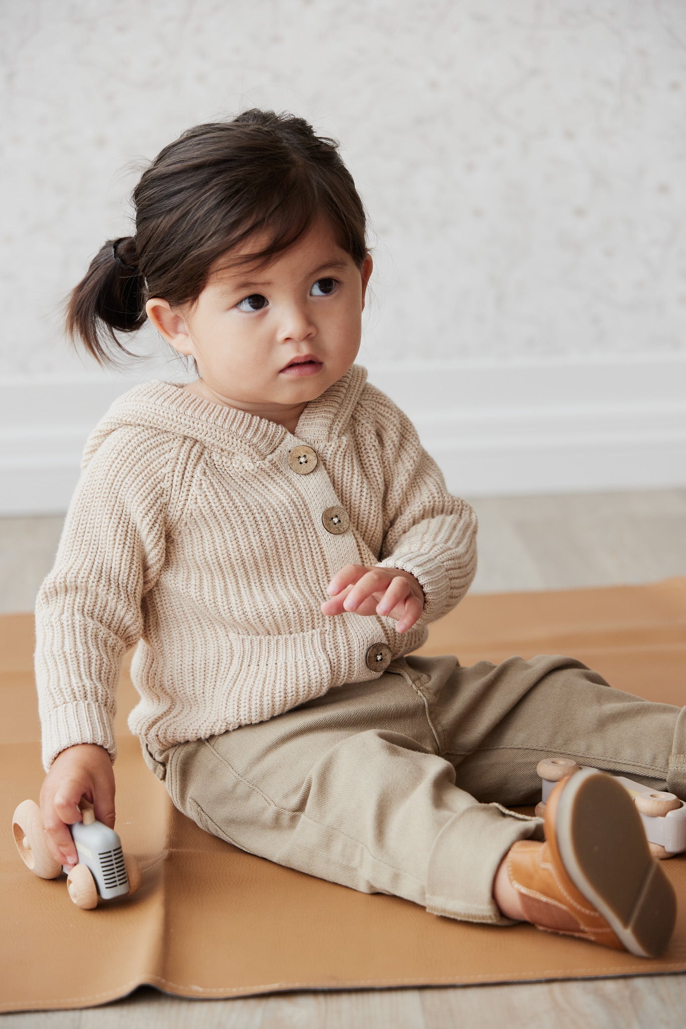 Luca Cardigan - Oatmeal Marle (ALMOST GONE)