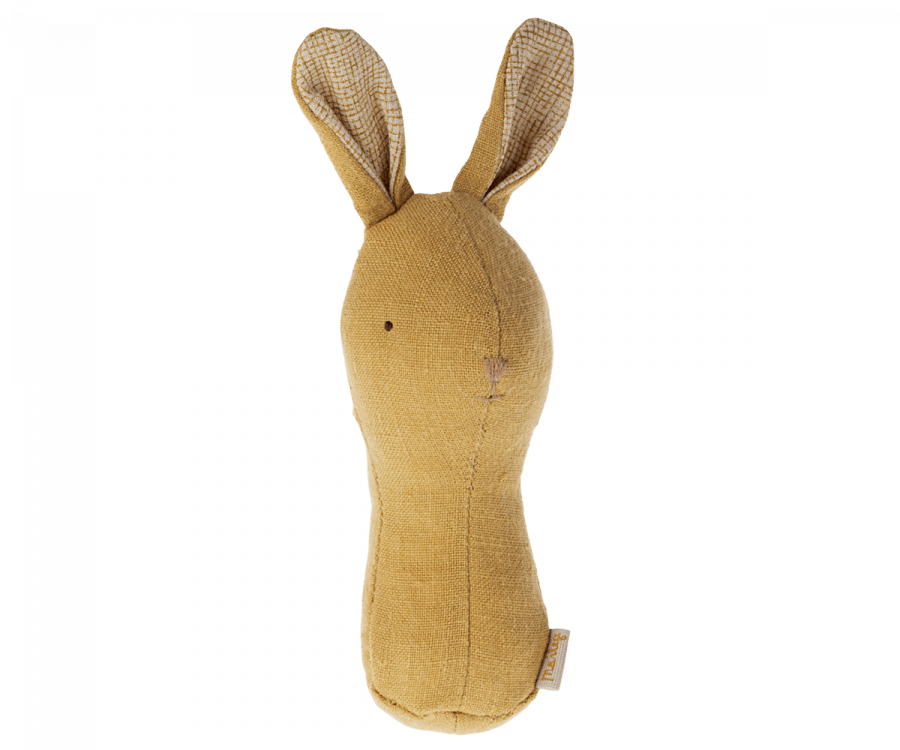 Lullaby friends, Bunny rattle - Dusty Yellow