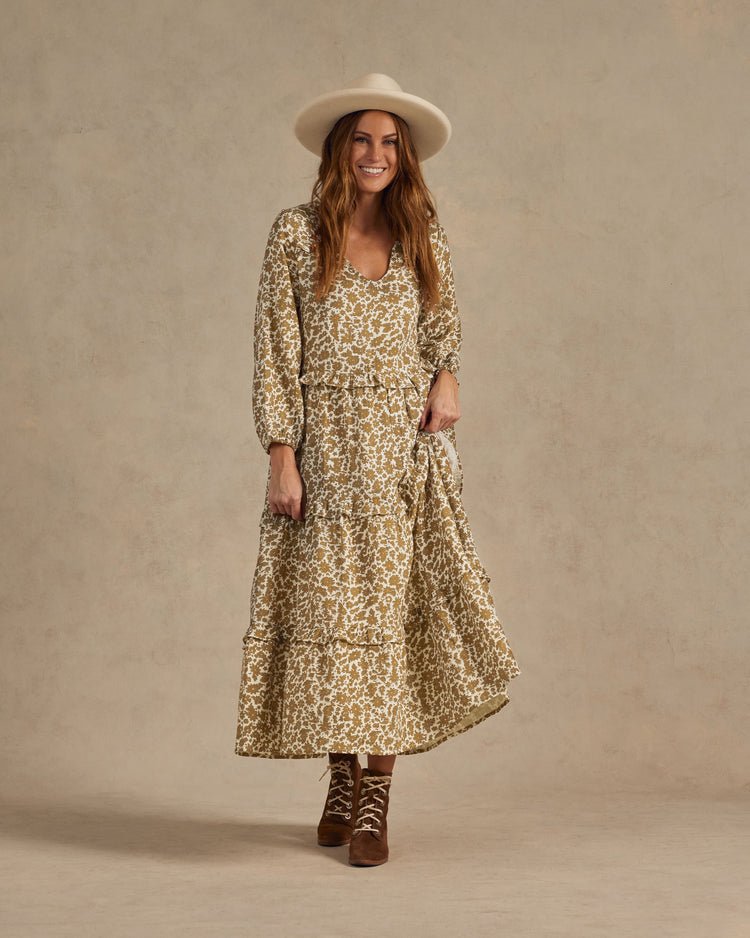Mabel Dress || Gold Gardens LAST ONE XL