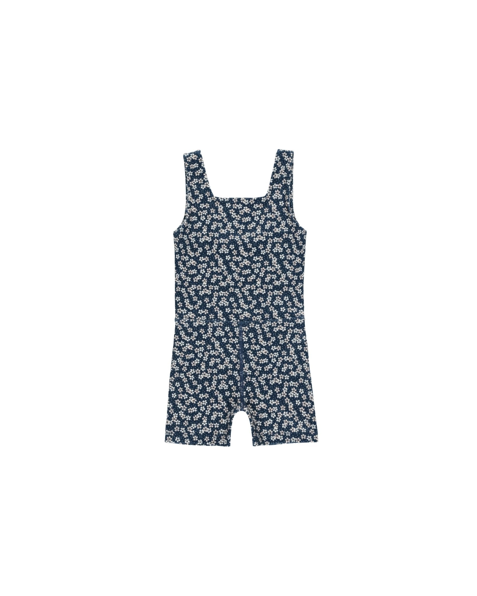 Malibu Bodysuit || Blue Floral - LAST ONE 12/14Y