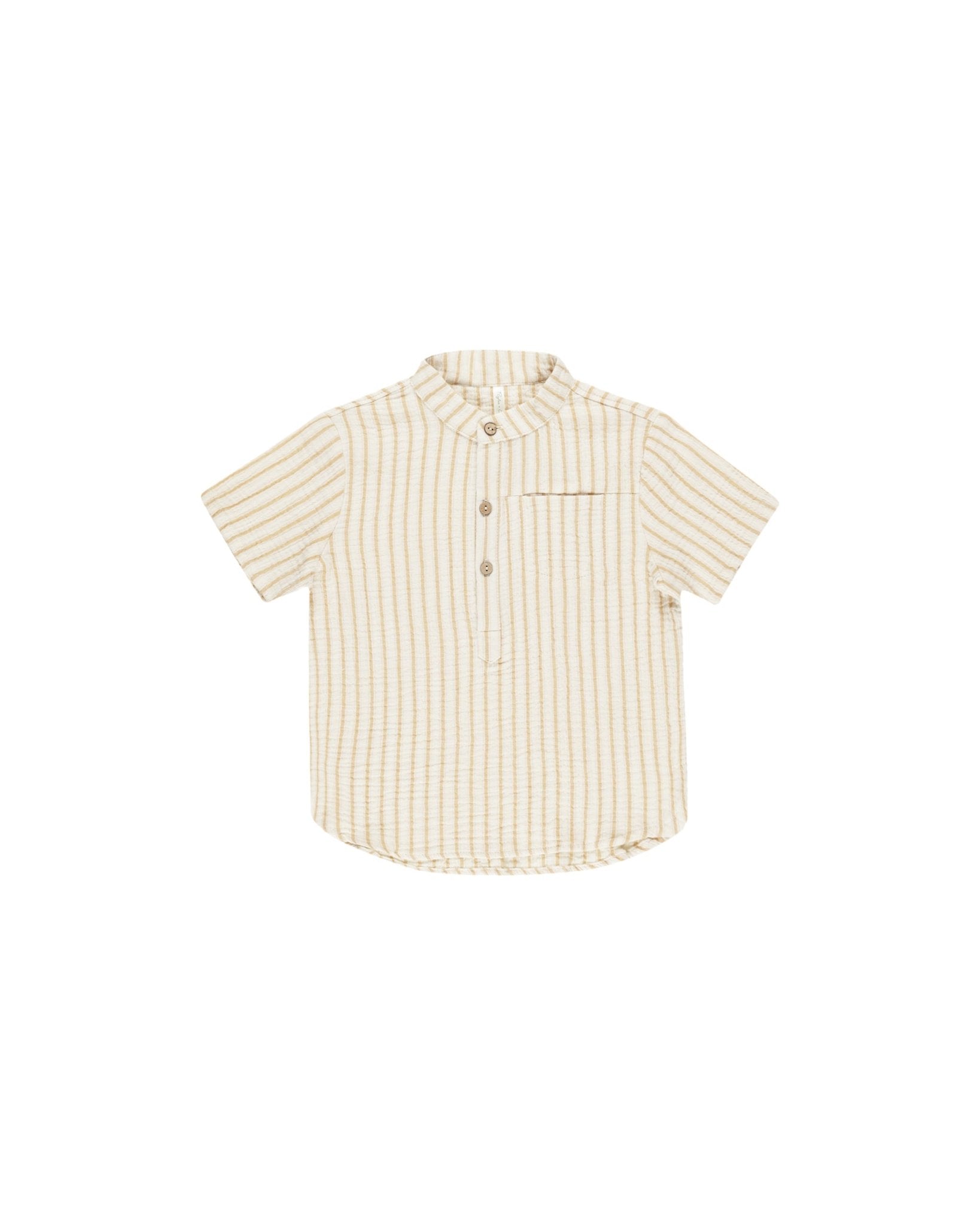 Mason Shirt || Marigold Stripe