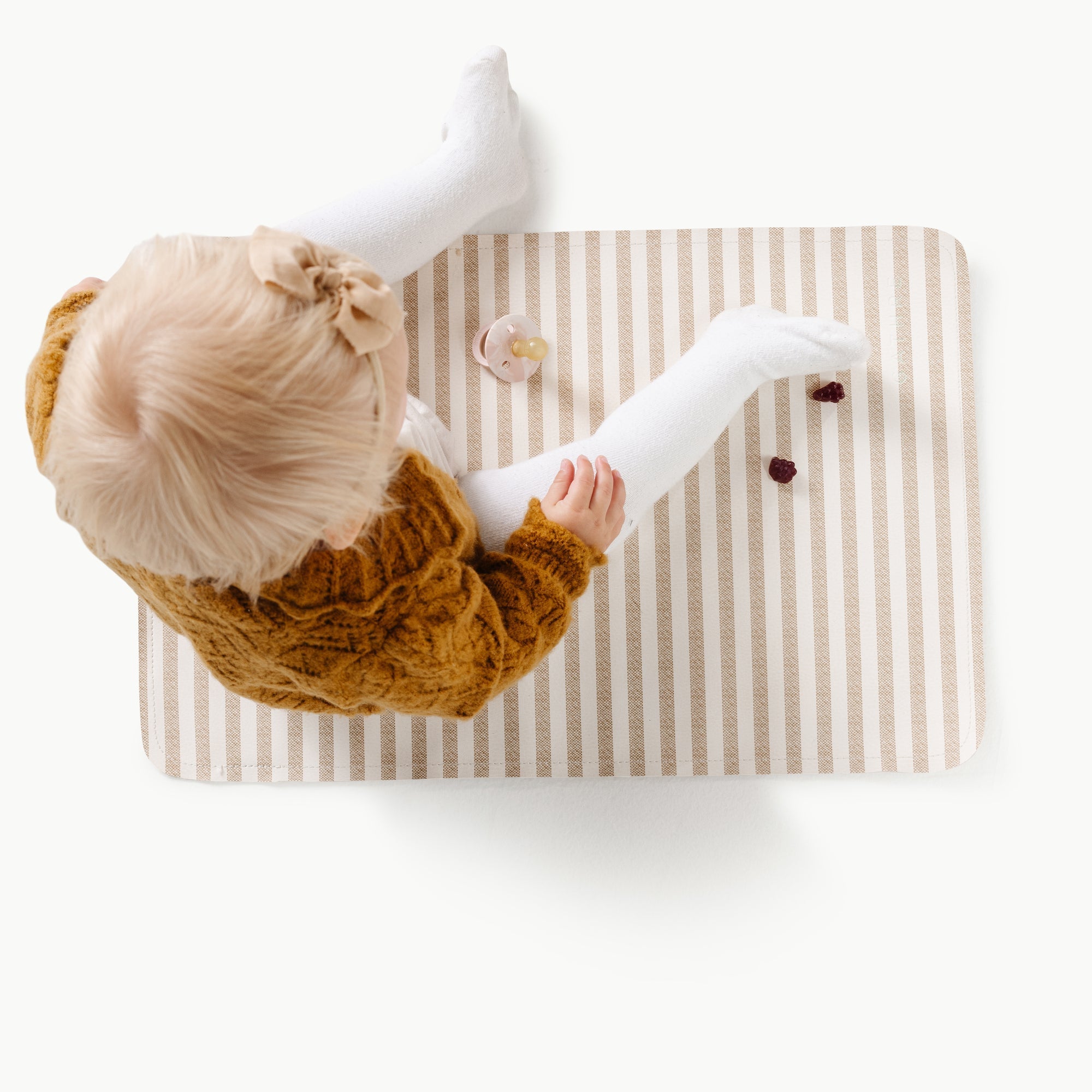 Micro Changing Mat | Cafe Stripe