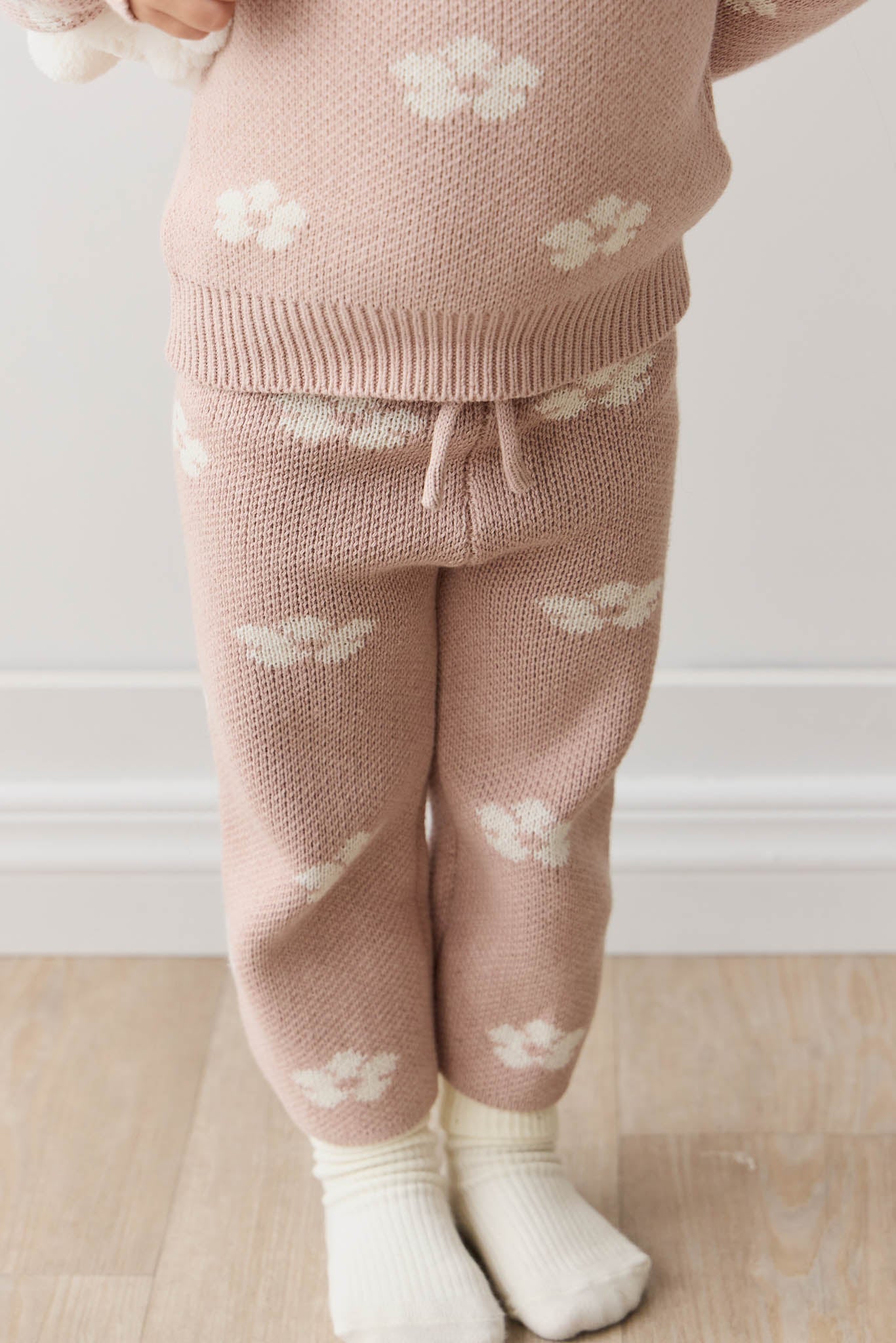OG Morgan Knit Pant || Frankie Knit Rose