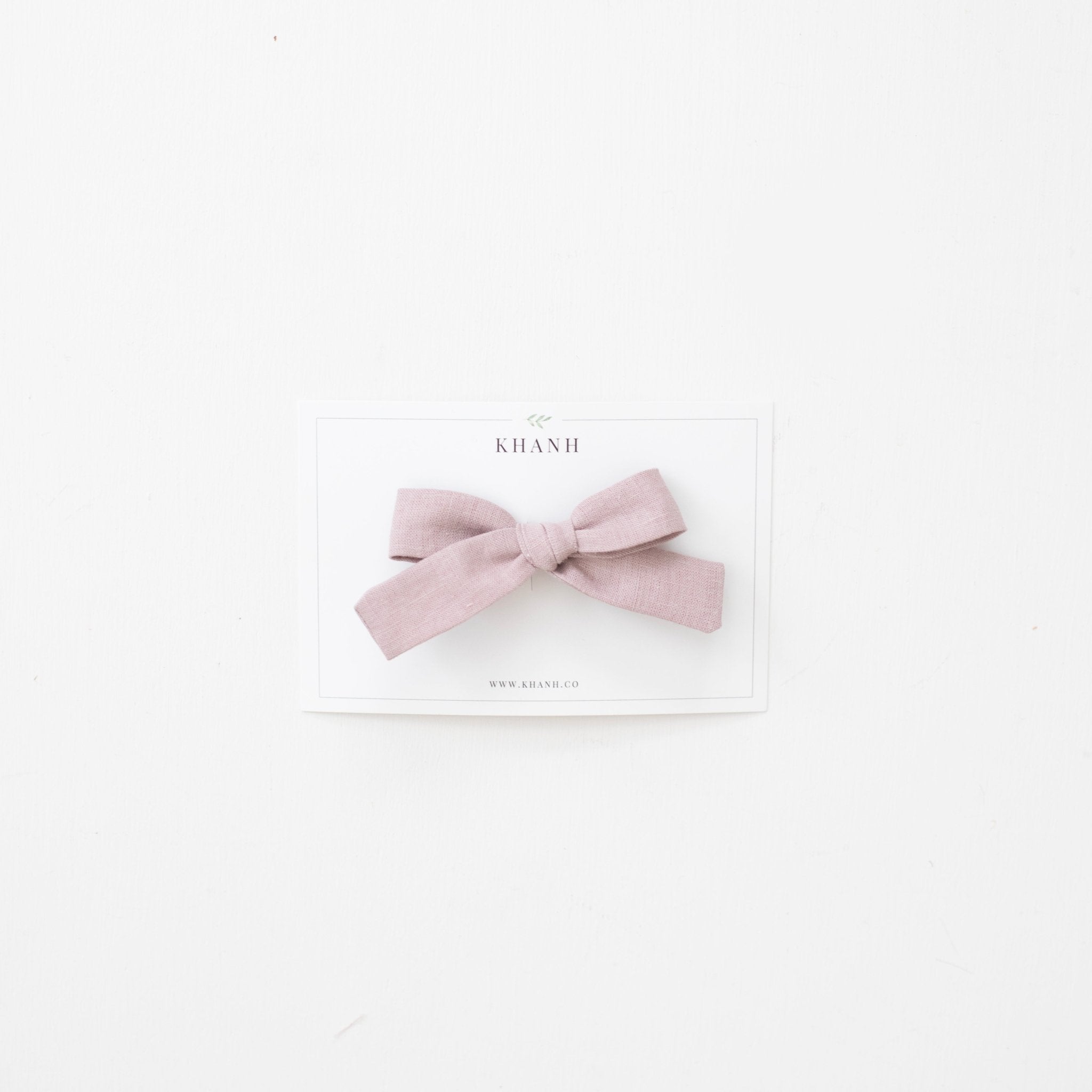 Old Mauve | Medium Hand Tied Bow