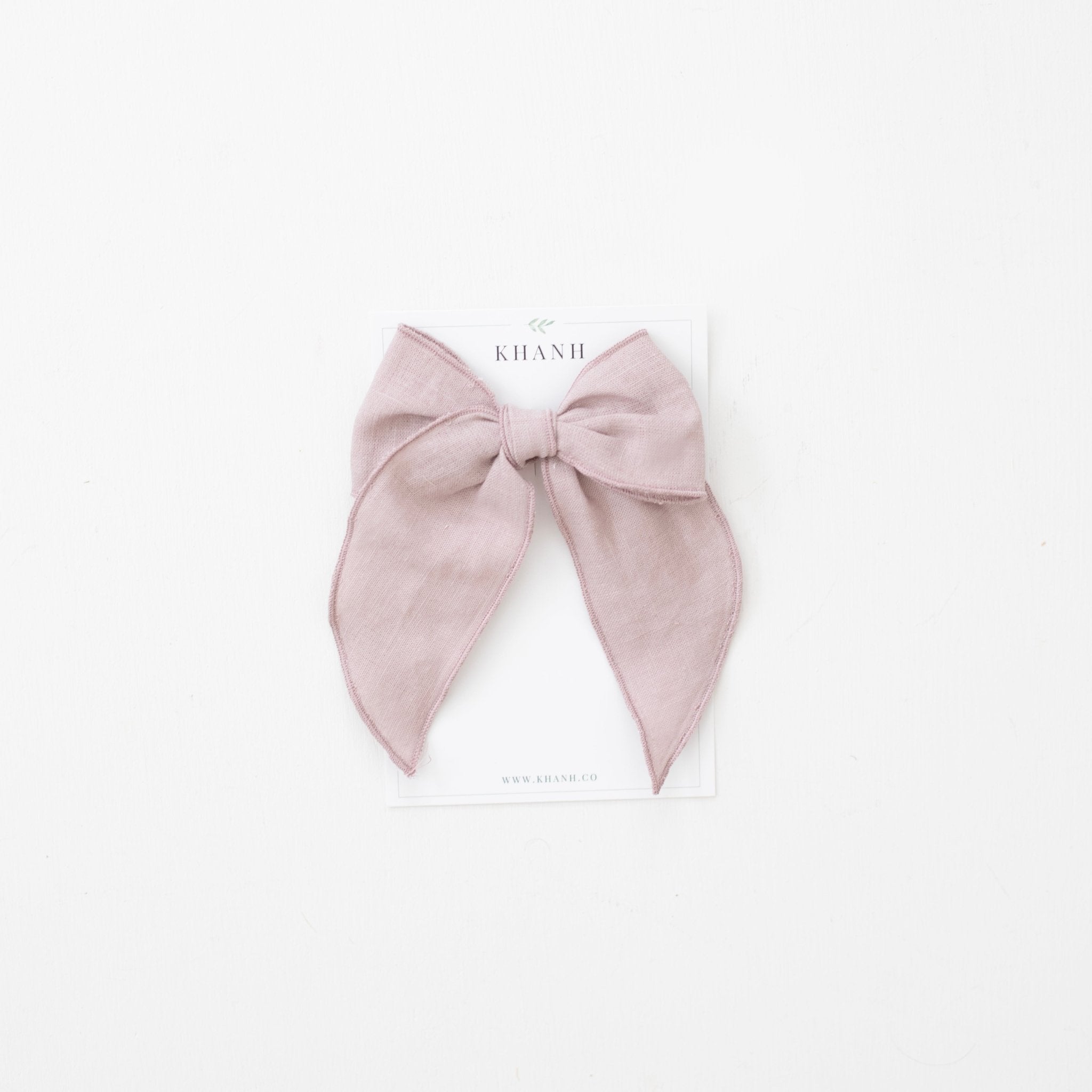 Old Mauve | Oversized Whimsical Bow