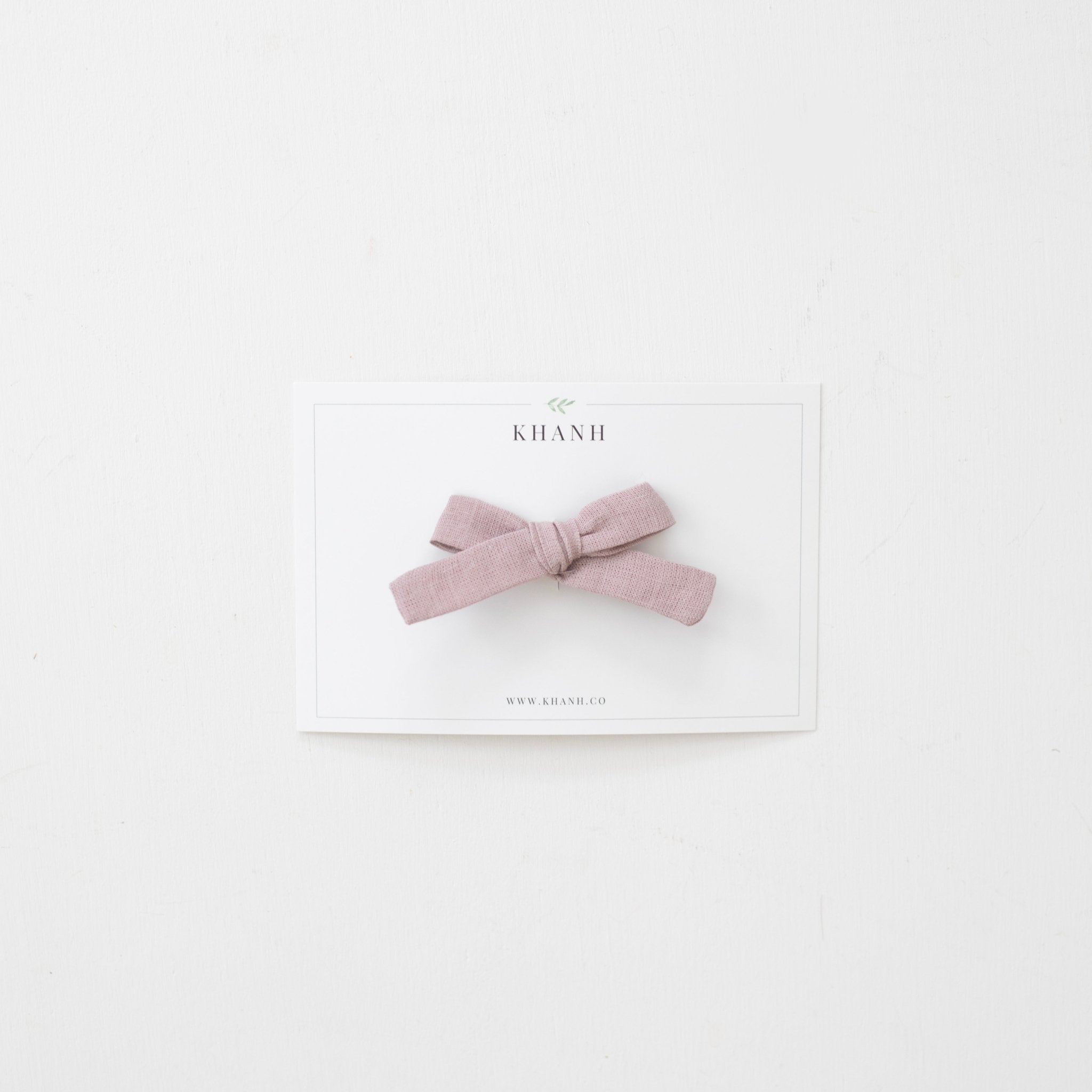 Old Mauve | Petite Hand - Tied Bow