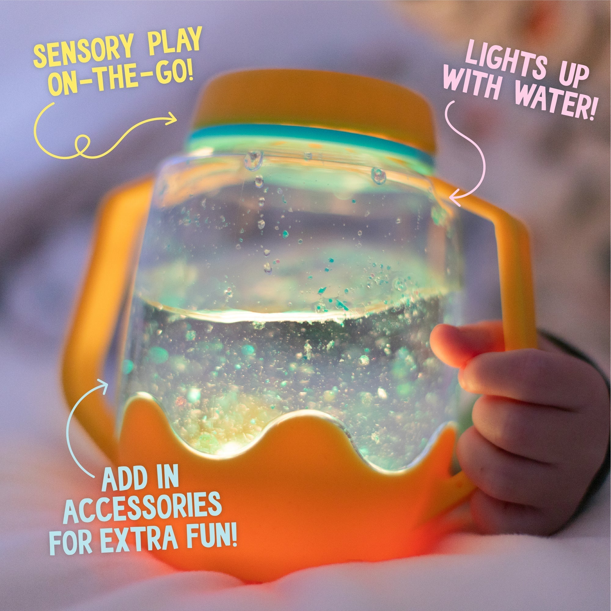 Orange Sensory Jar