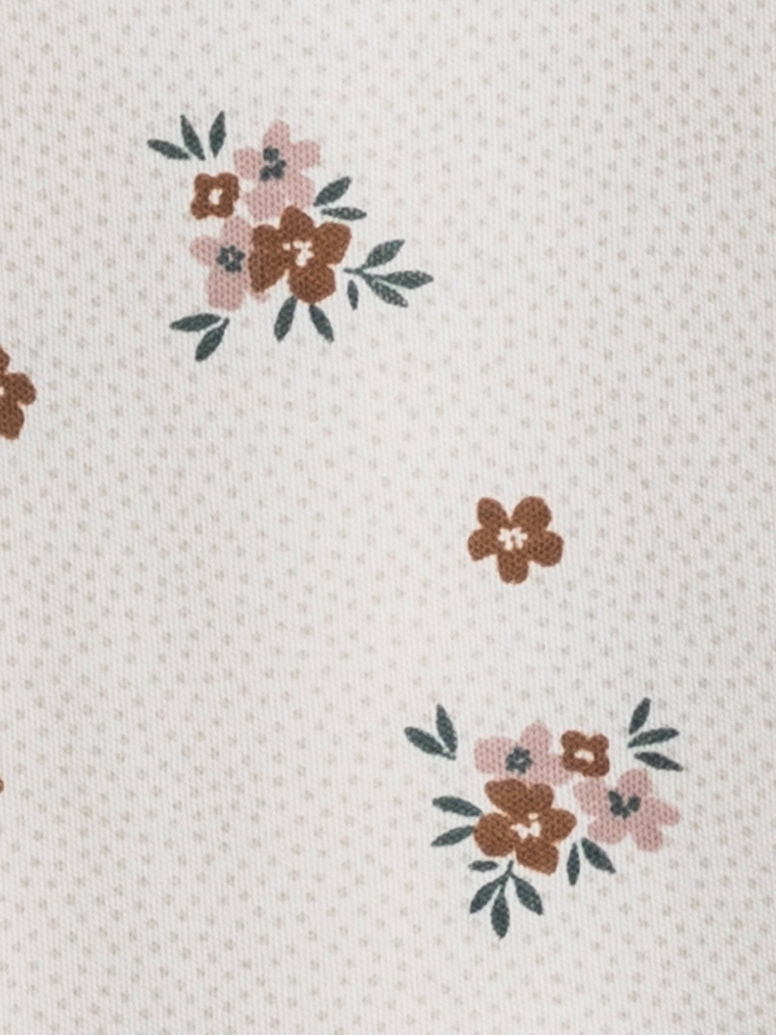 Organic Bodysuit | Bonnie Floral Fig - LAST ONE 18/24M