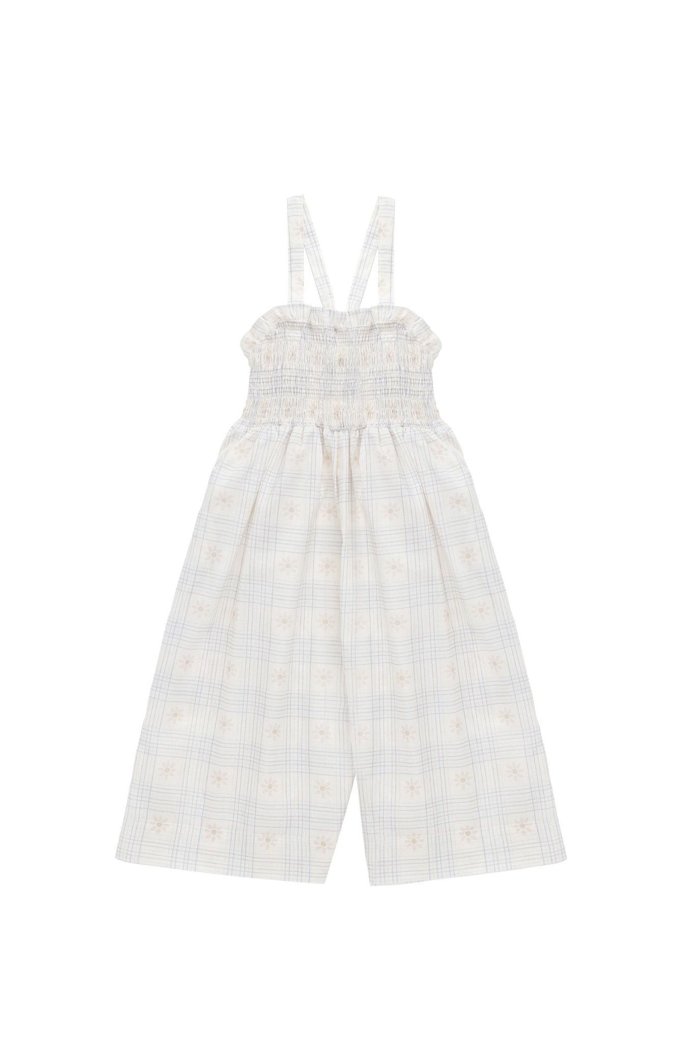 Organic Cotton Arabella Jumpsuit || Marguerite Egret